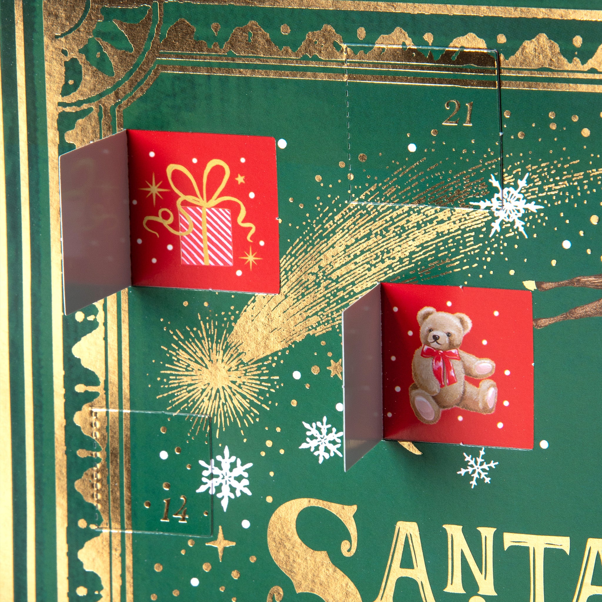 Santa's Sleigh Christmas Advent Calendar