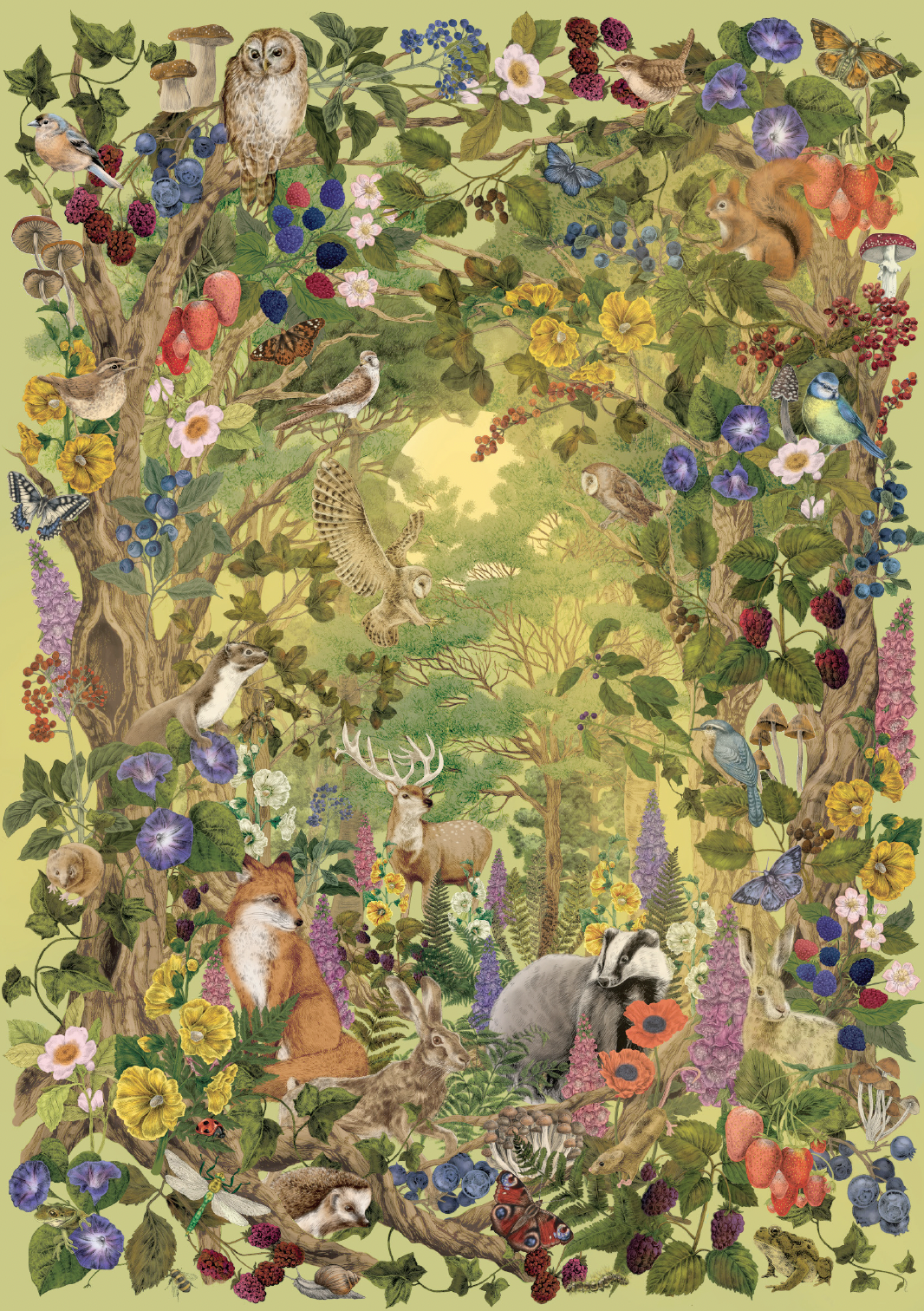 Sunlight Glade, 1,000 Piece Jigsaw Puzzle