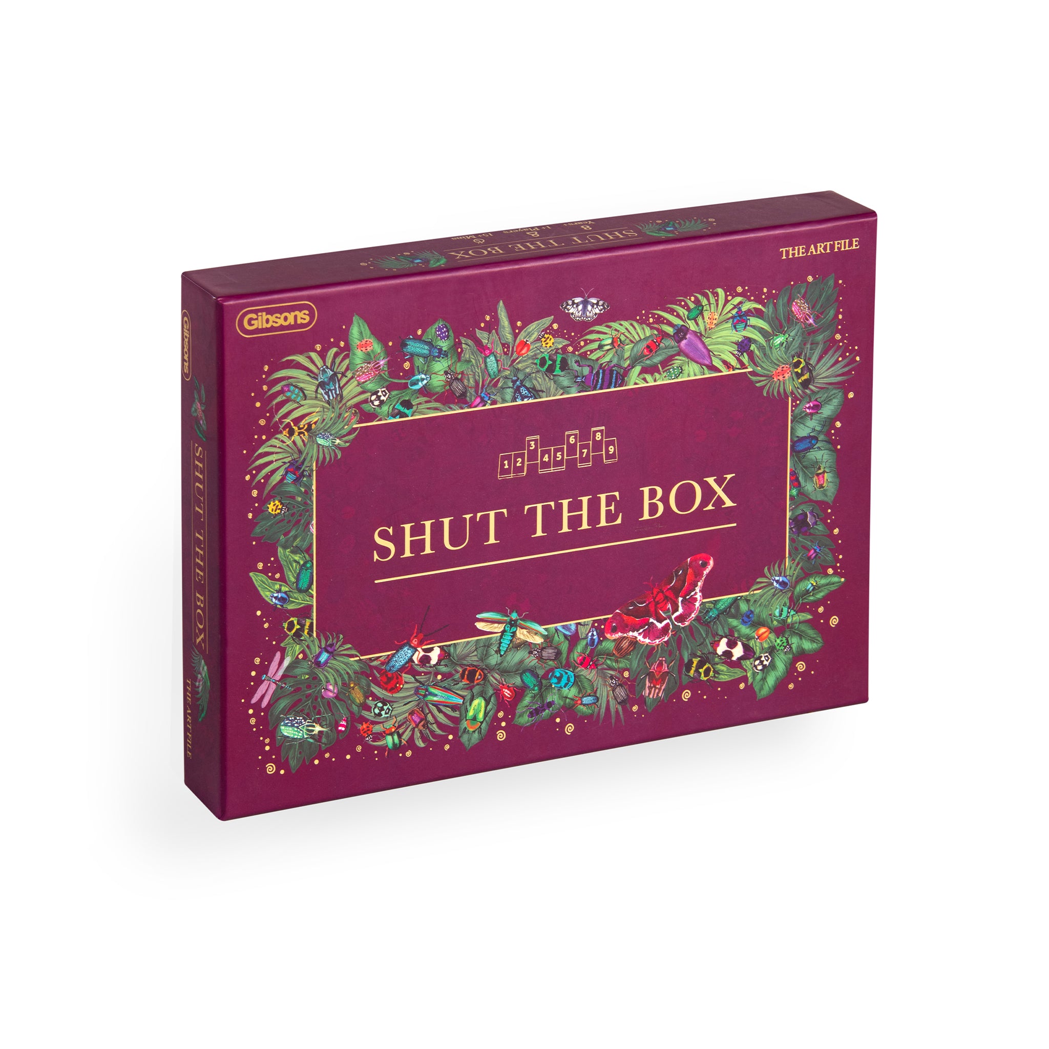 Shut The Box Board Game - The Art File x Gibsons Games