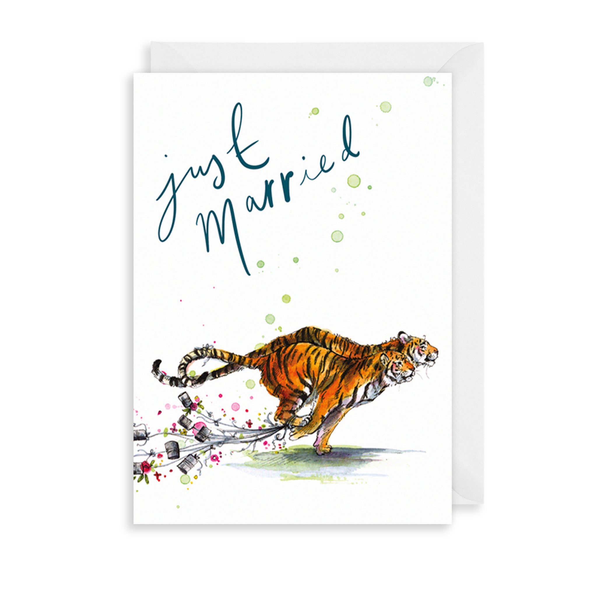 Just Married Greetings Card The Art File
