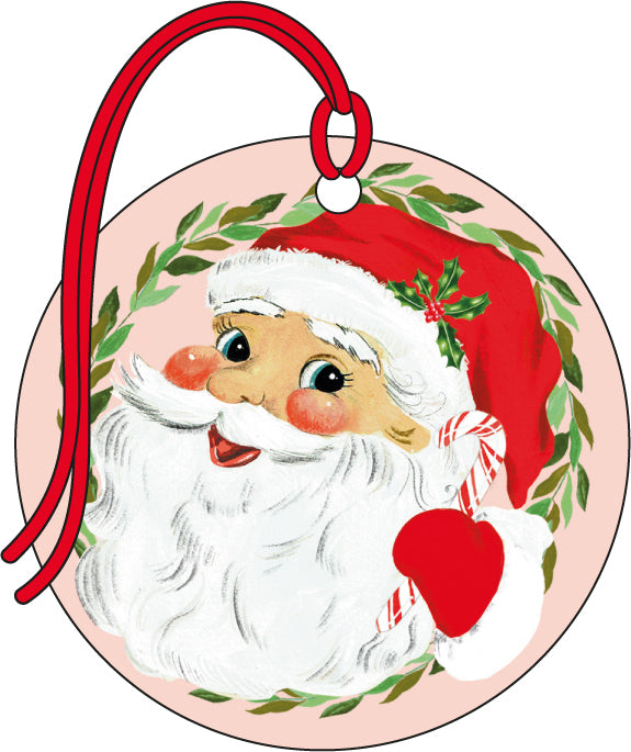 Happy Santa Christmas Gift Tags