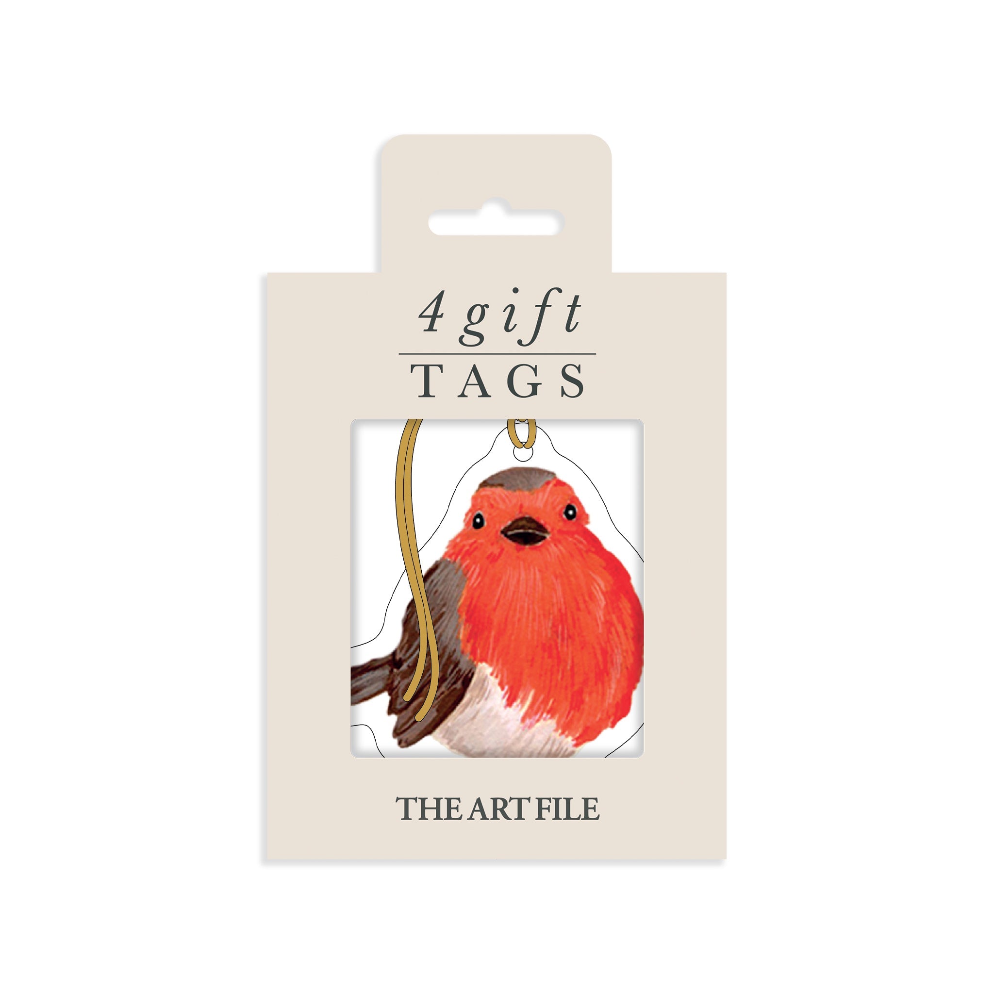 Robin Christmas Gift Tags