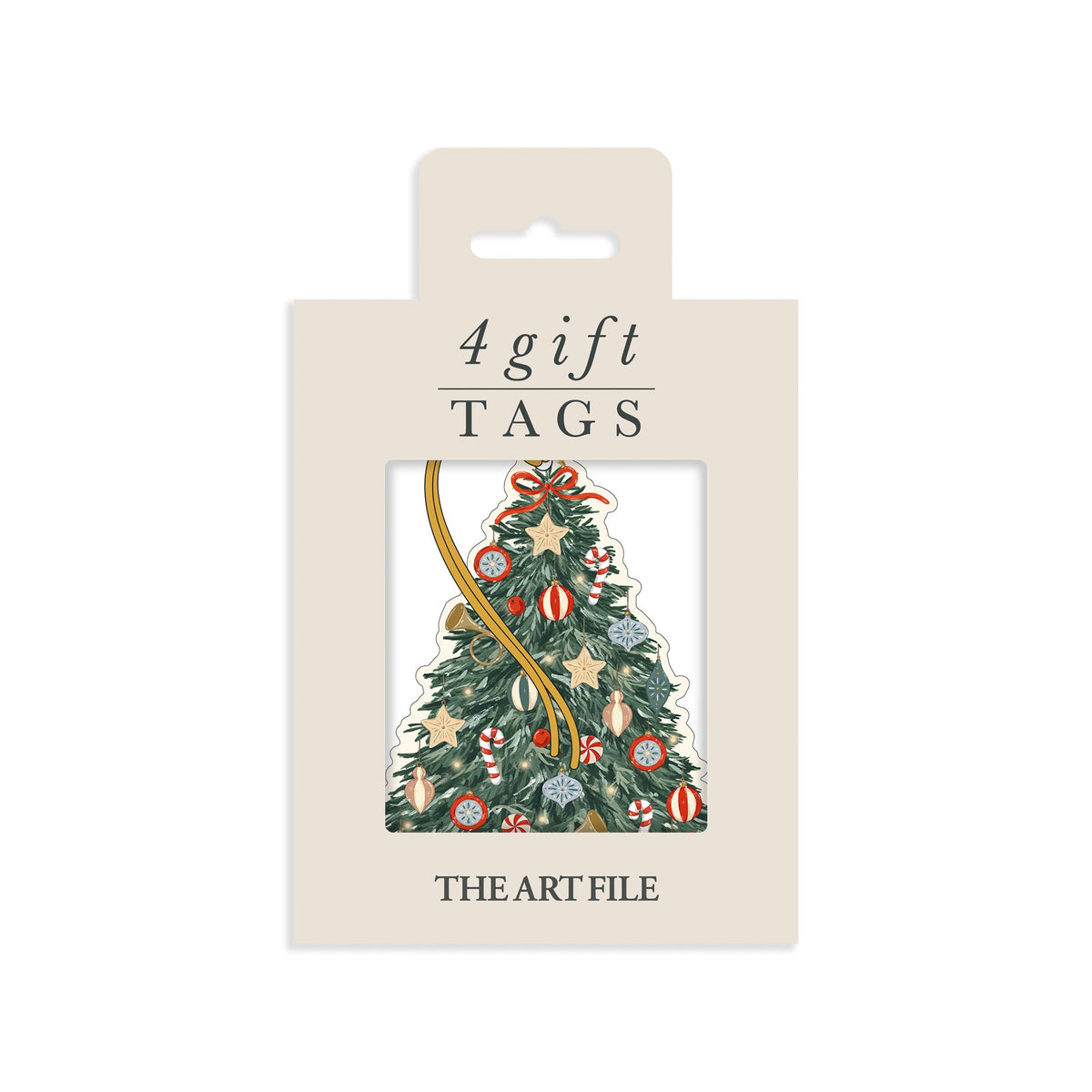 Decorated Tree Christmas Gift Tags