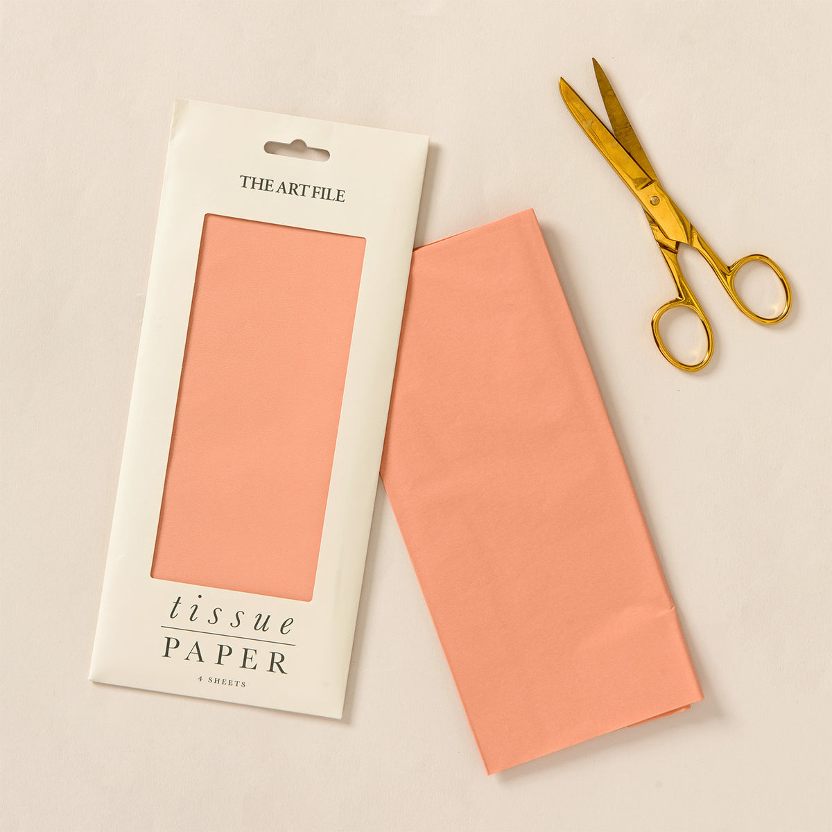 Orange Tissue Paper | 4 Sheets