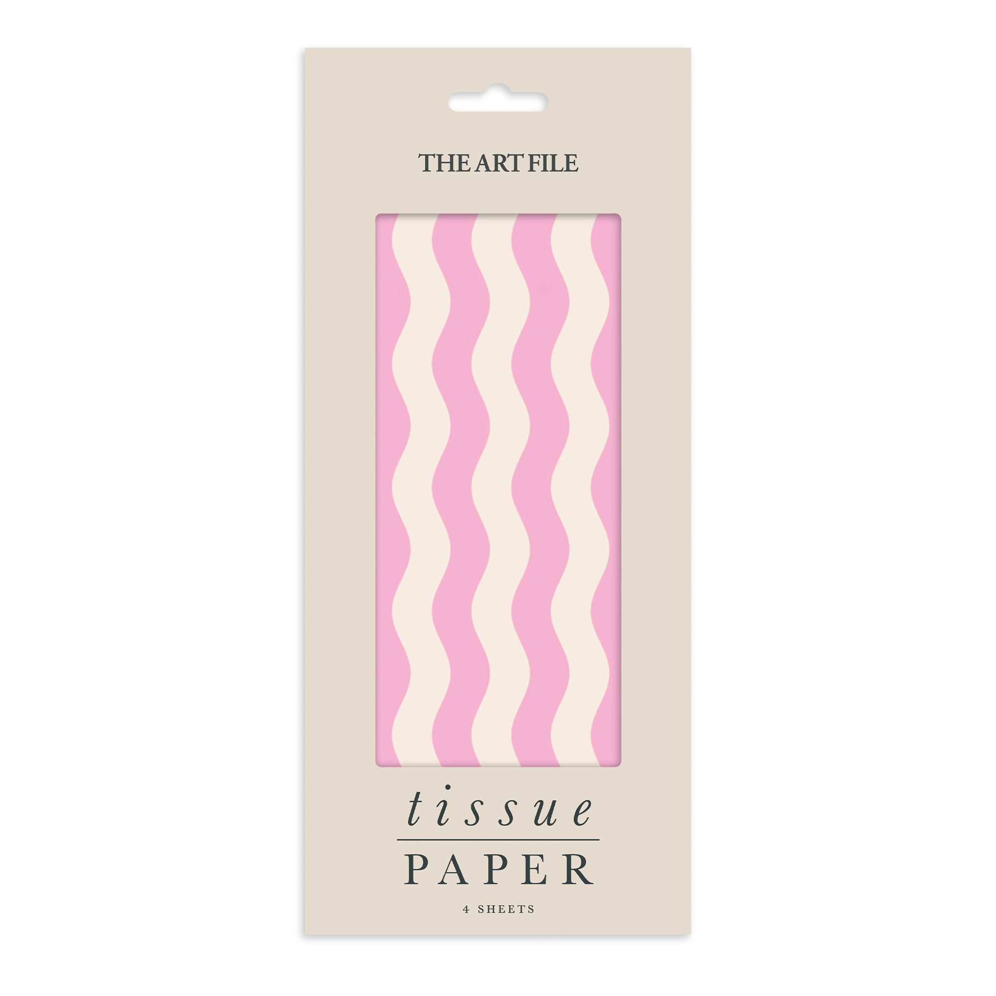 Pink Waves Tissue Paper | 4 Sheets