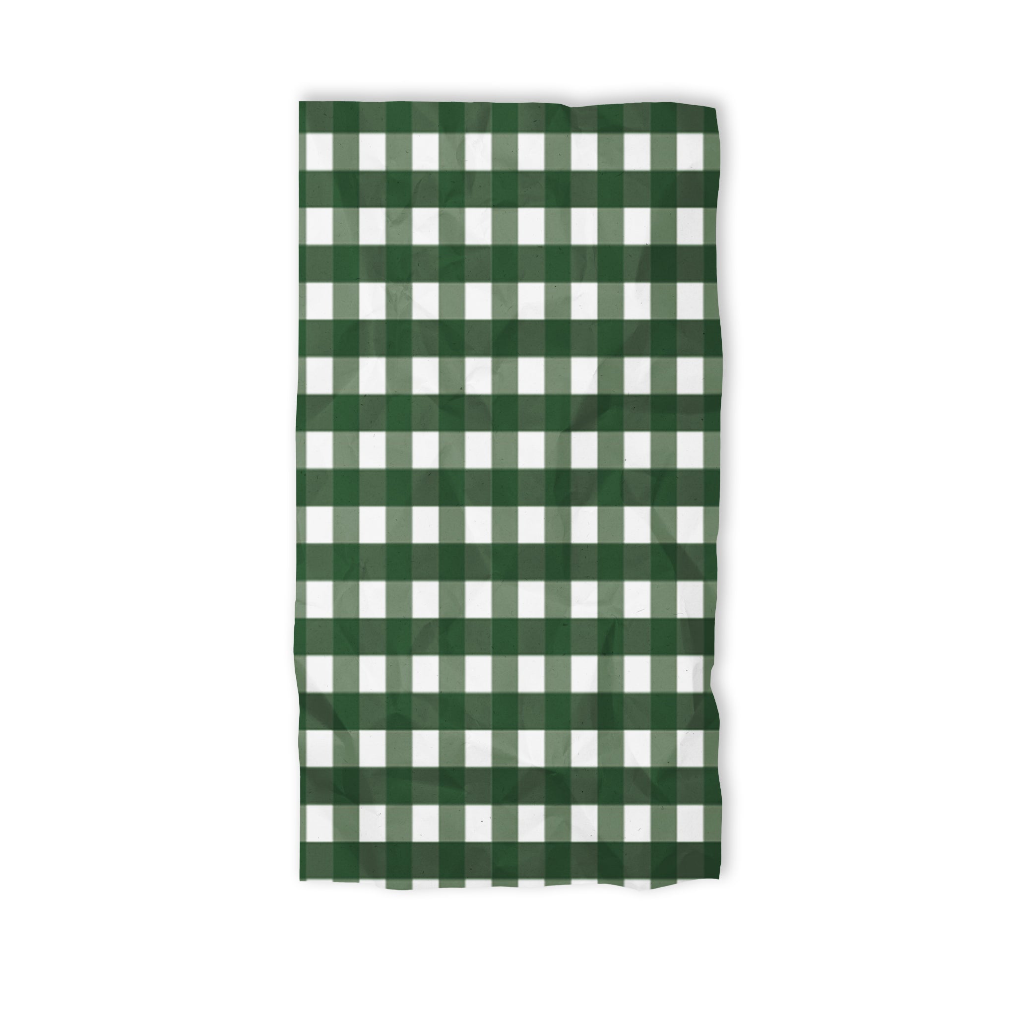 Green Tartan Tissue Paper