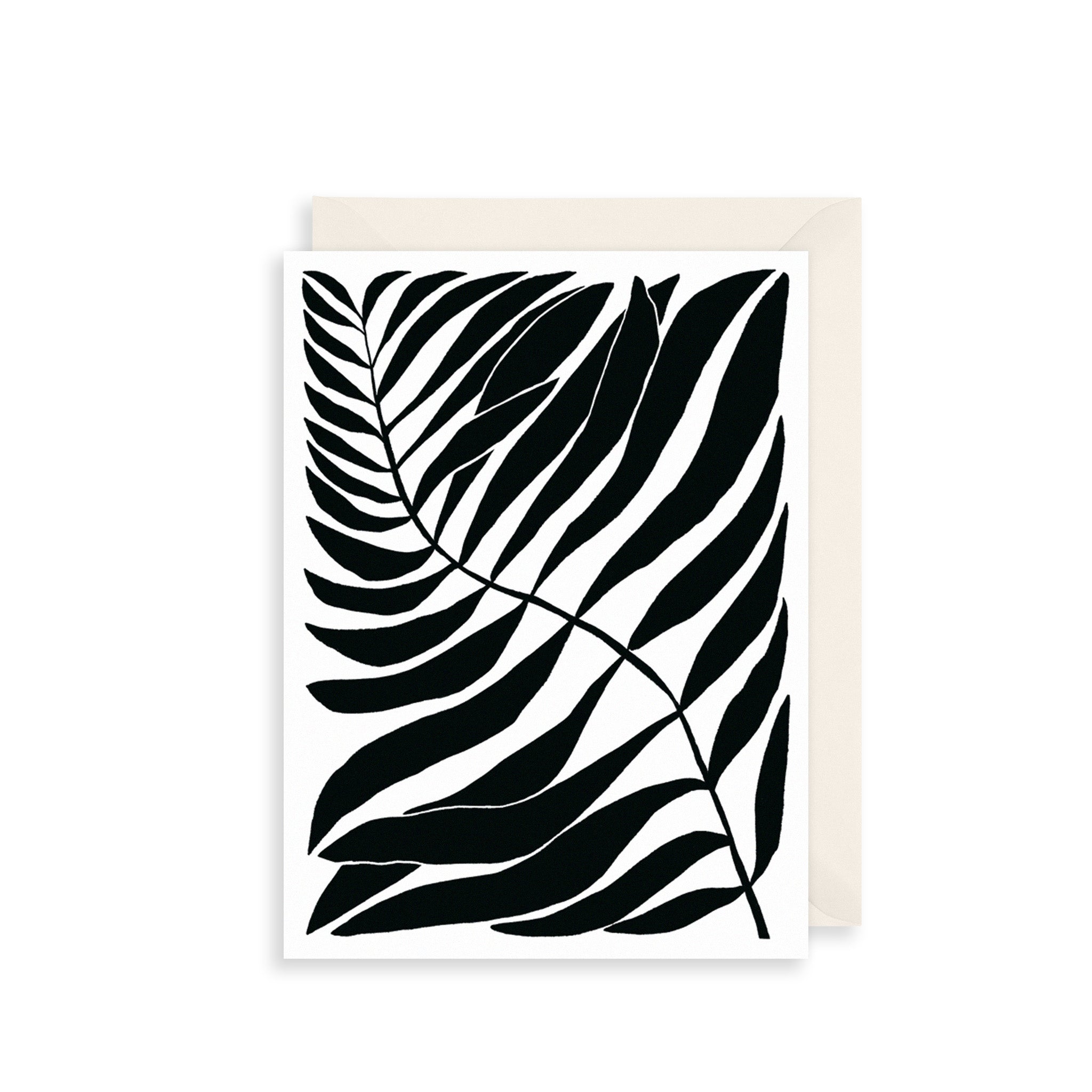 Tropical Fern Greetings Card The Art File