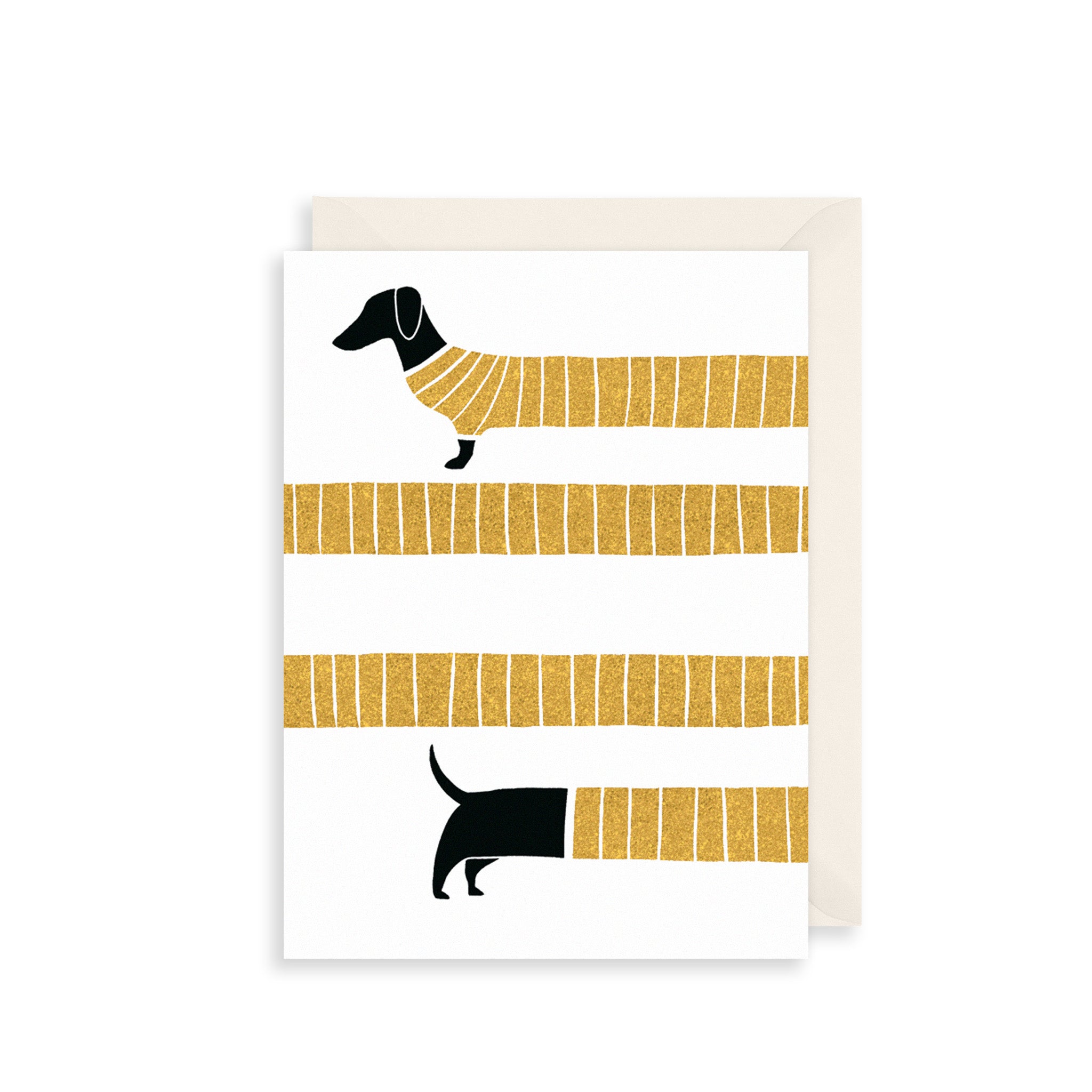 Sausage Dog Greetings Card The Art File