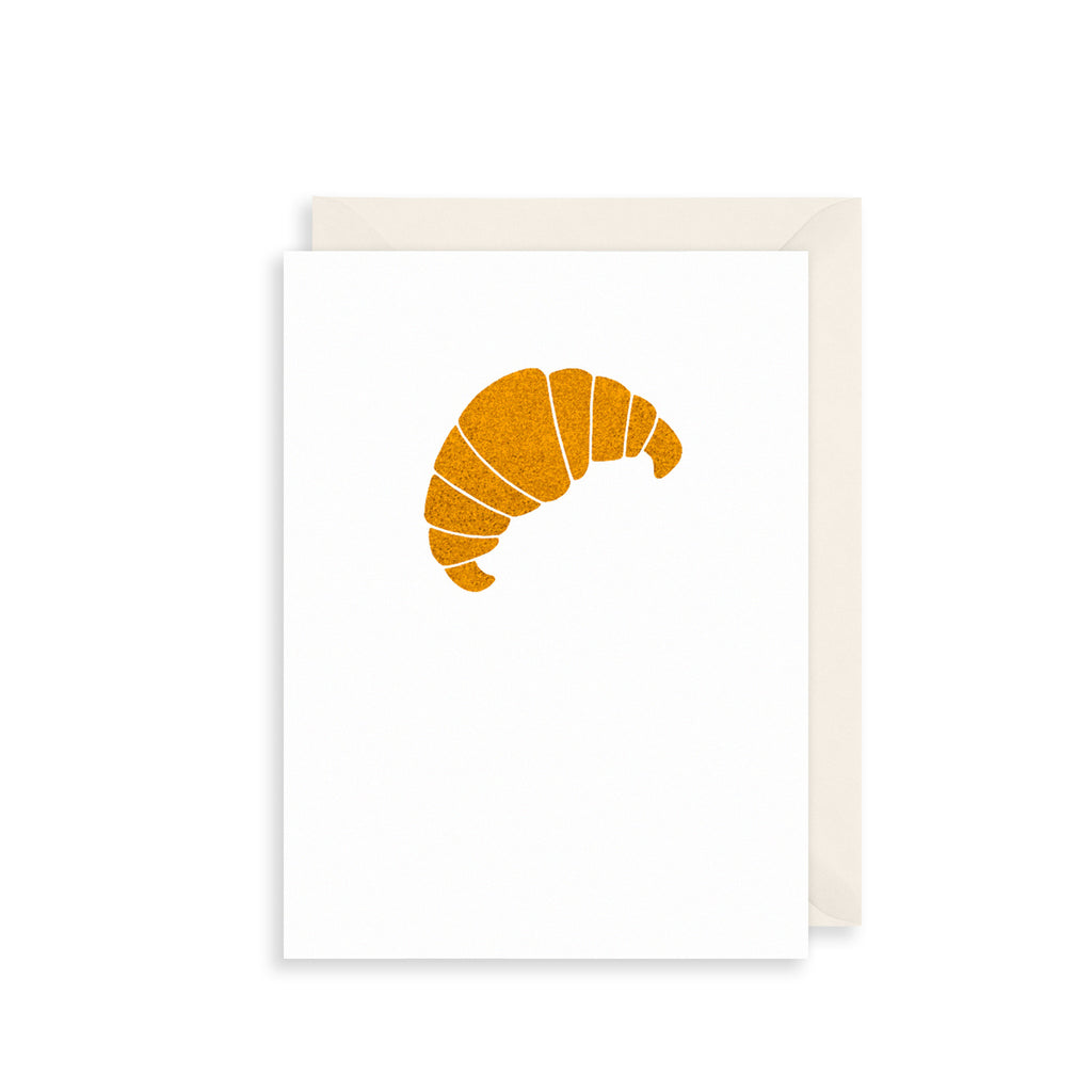Croissant Greetings Card The Art File
