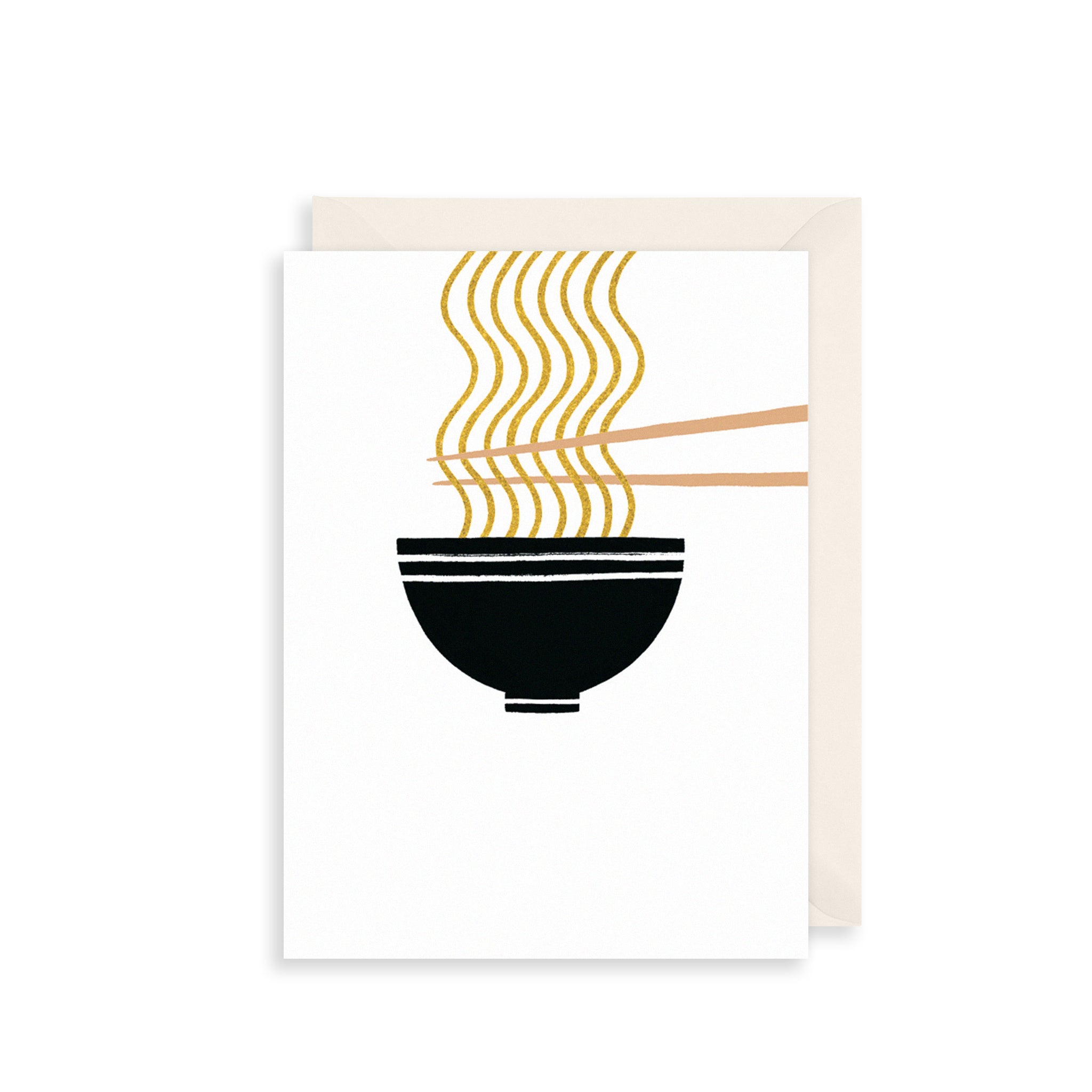 Noodles Greetings Card