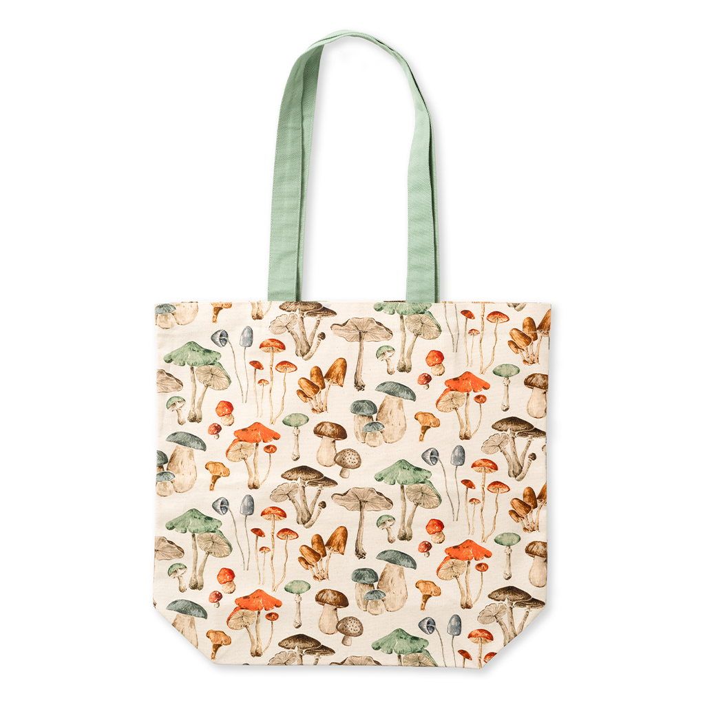 Mushroom Pattern Tote Bag