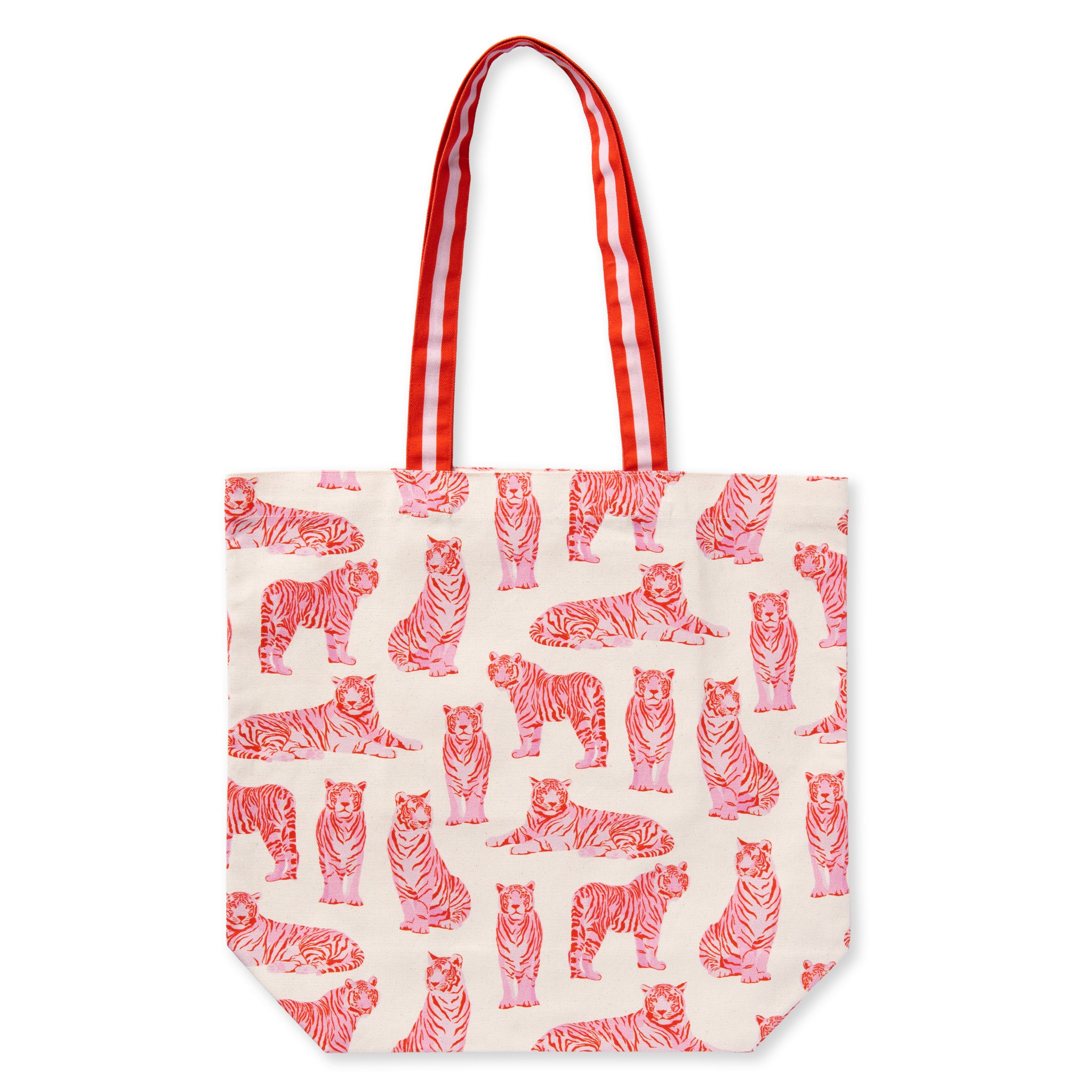 Pink Tigers Tote Bag