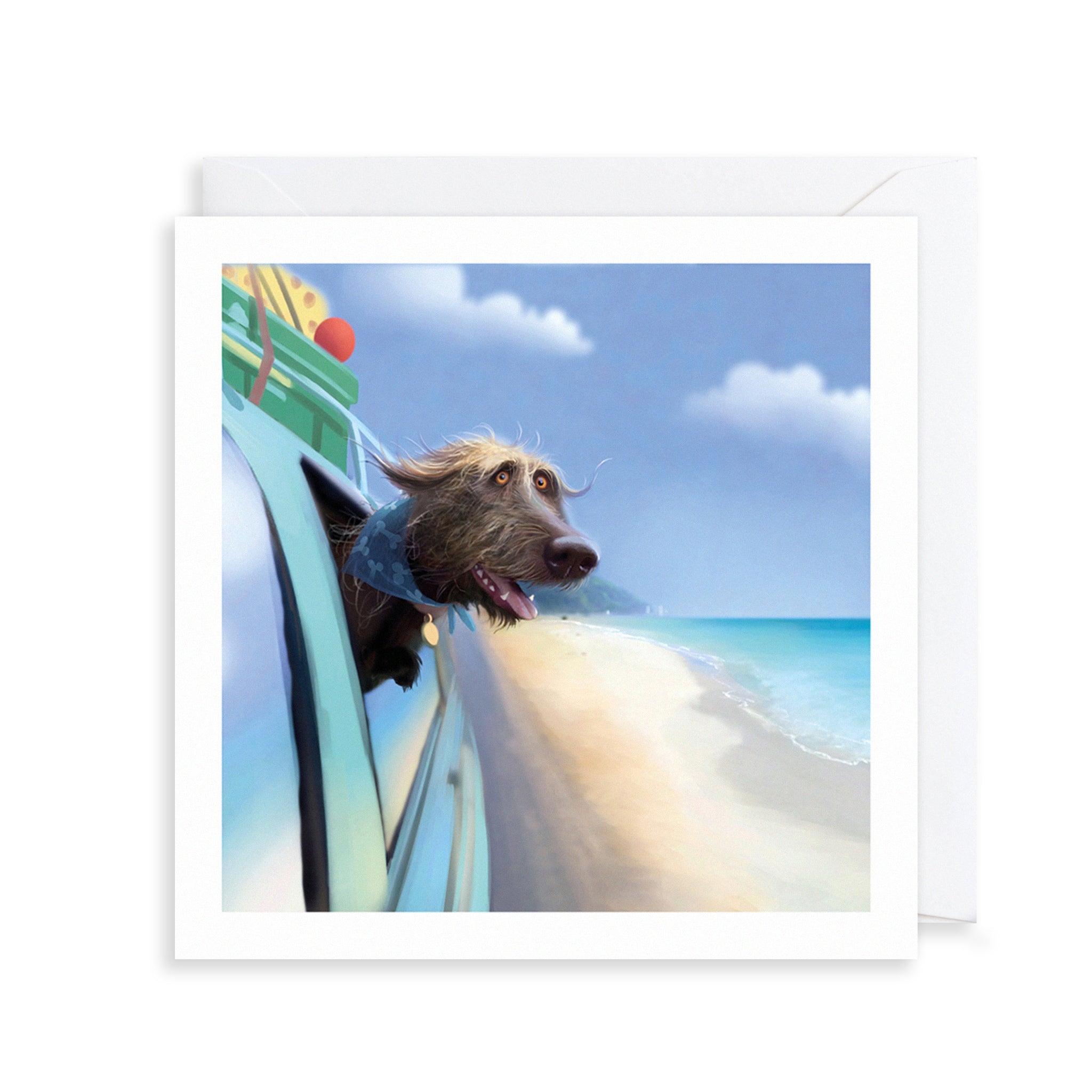 Beach Time Greetings Card The Art File