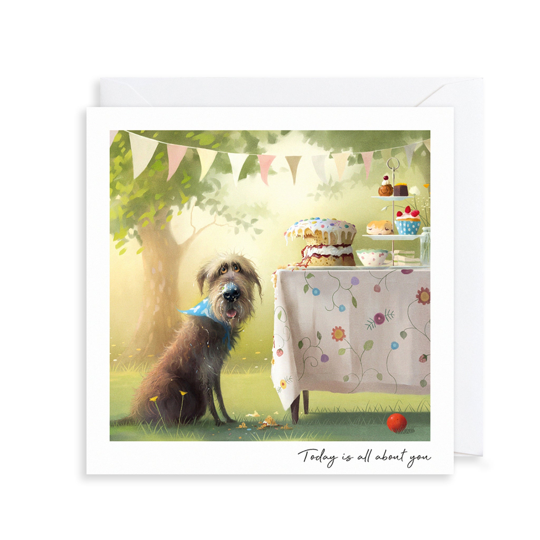 Birthday Cake Greetings Card The Art File