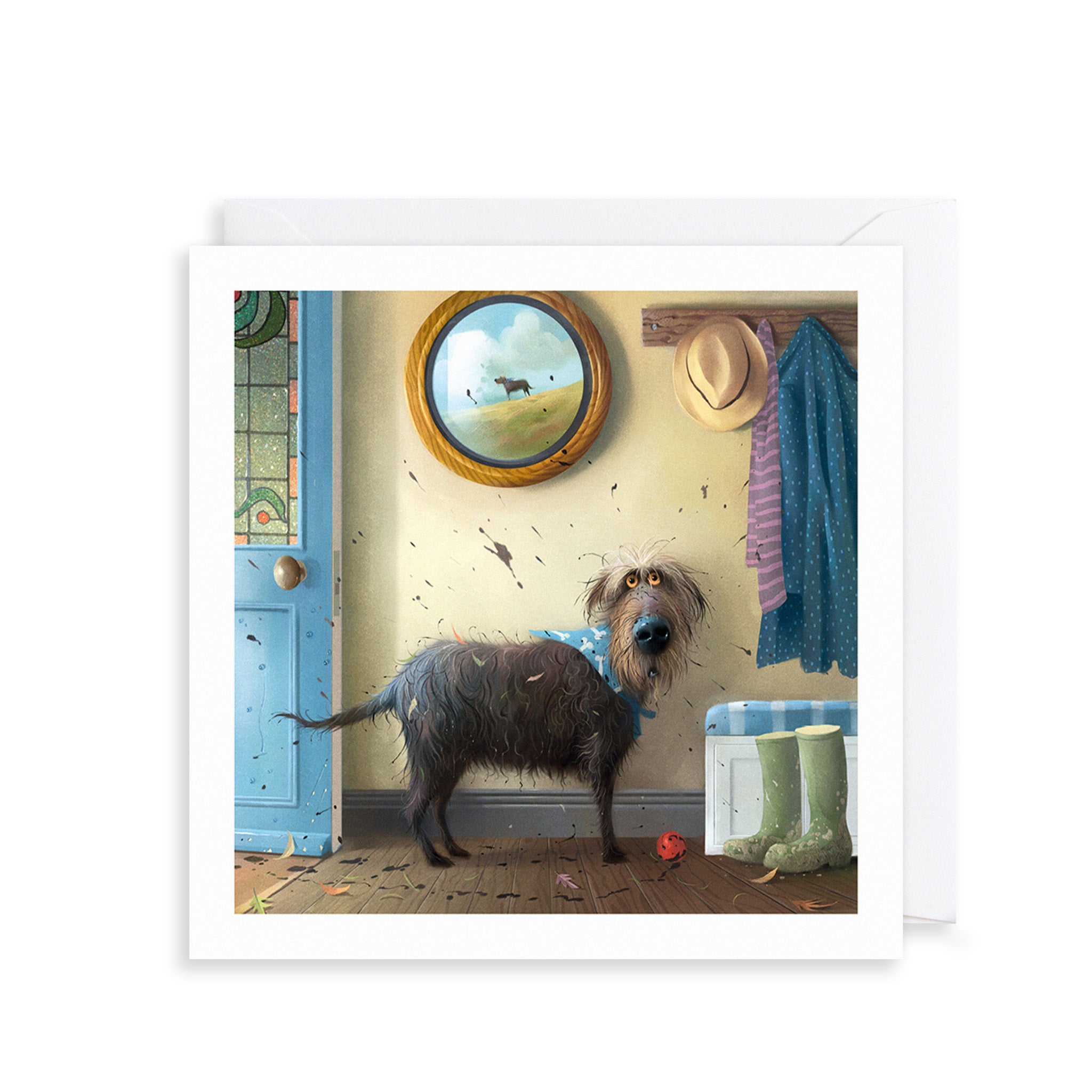 Muddy Porch Greetings Card