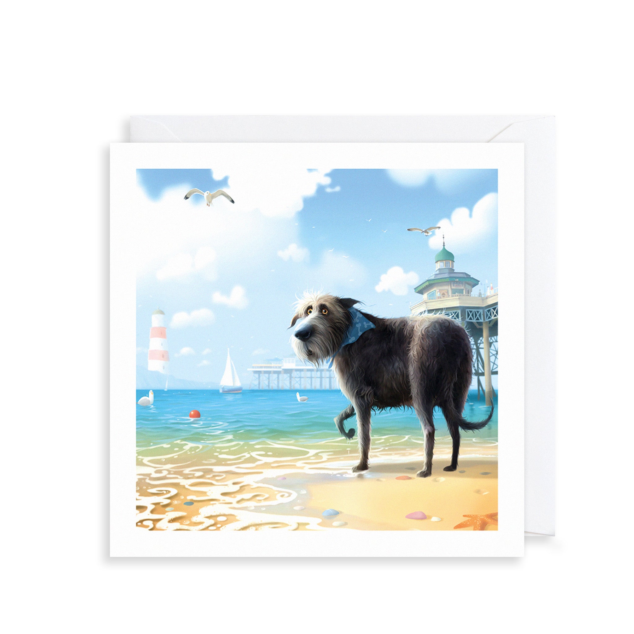 By the Pier Greetings Card