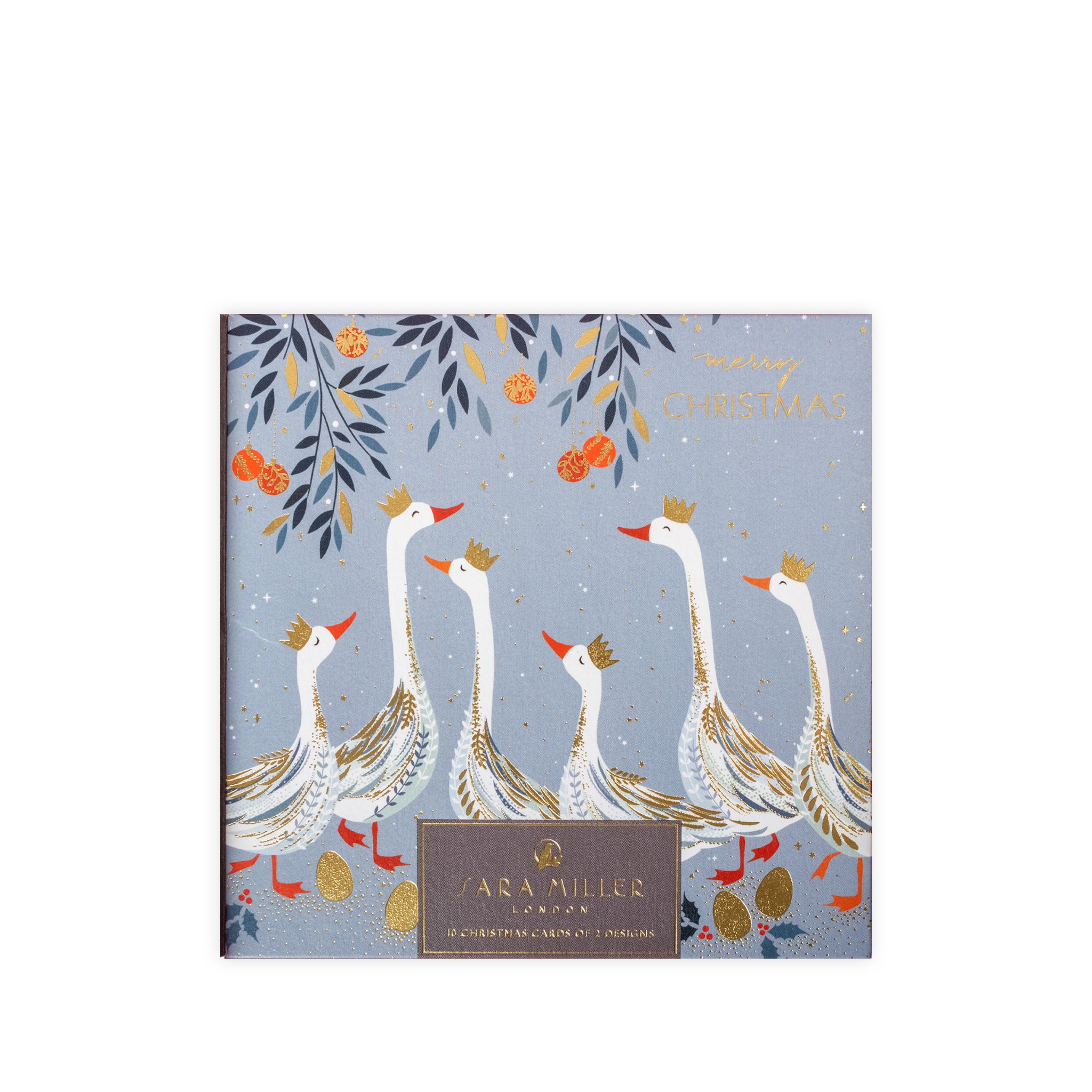 Christmas Geese, Christmas Card Wallet The Art File