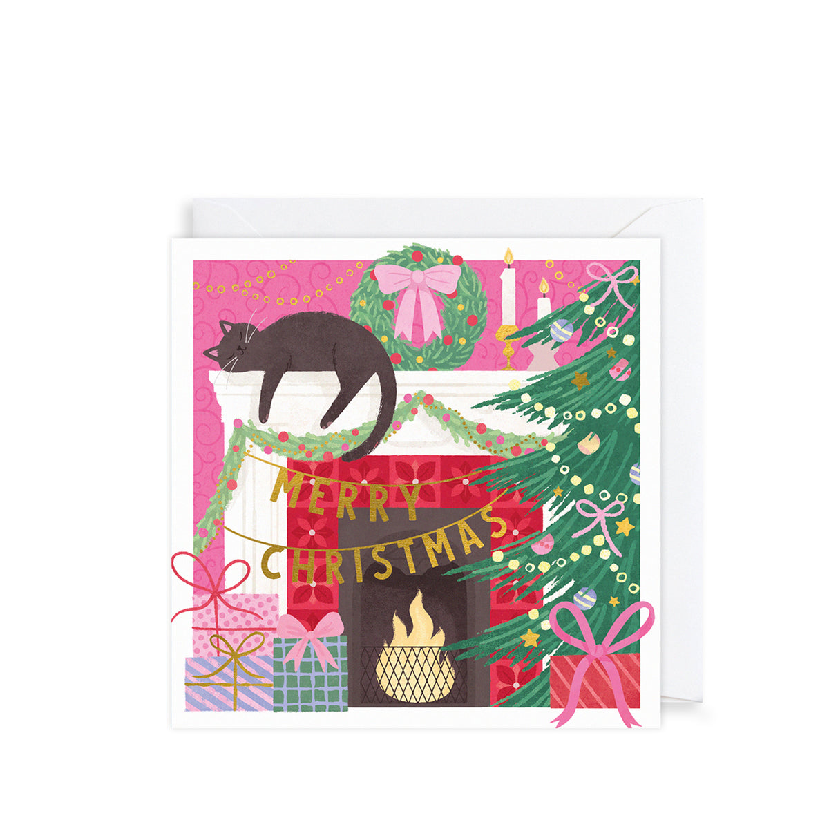 Cute Cats Christmas Card Wallet