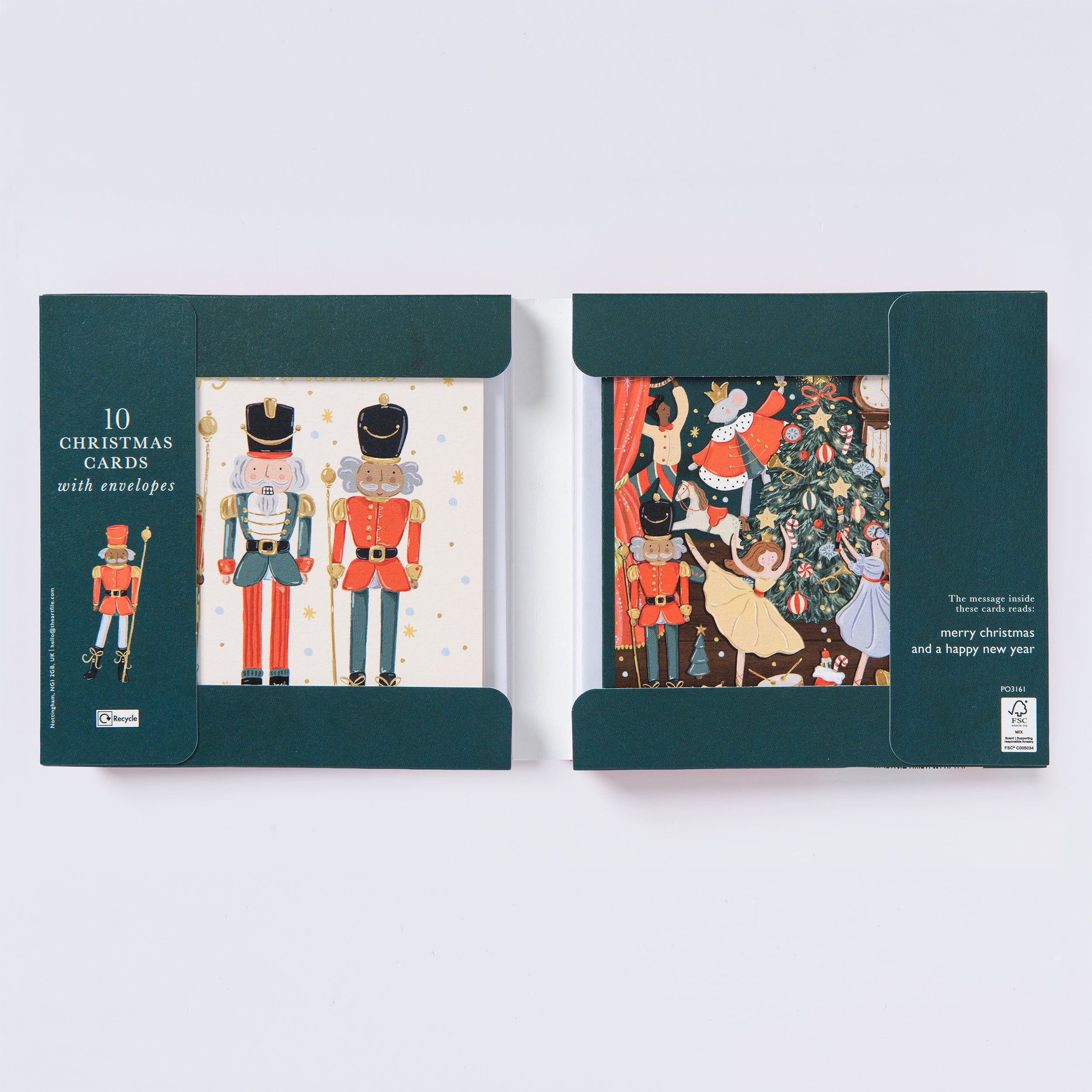 Nutcracker Christmas Card Wallet