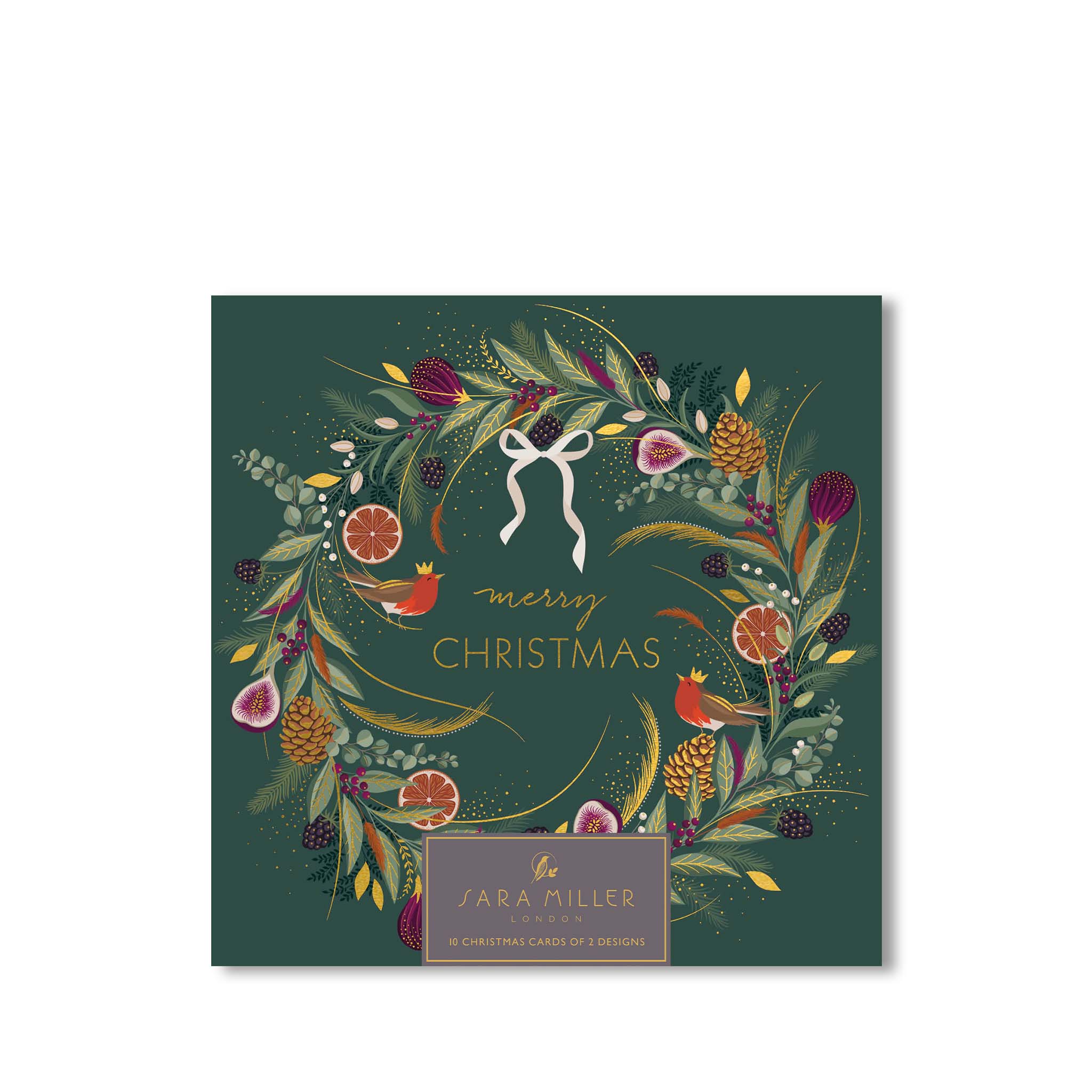 Christmas Fruits & Botanicals Christmas Card Wallet