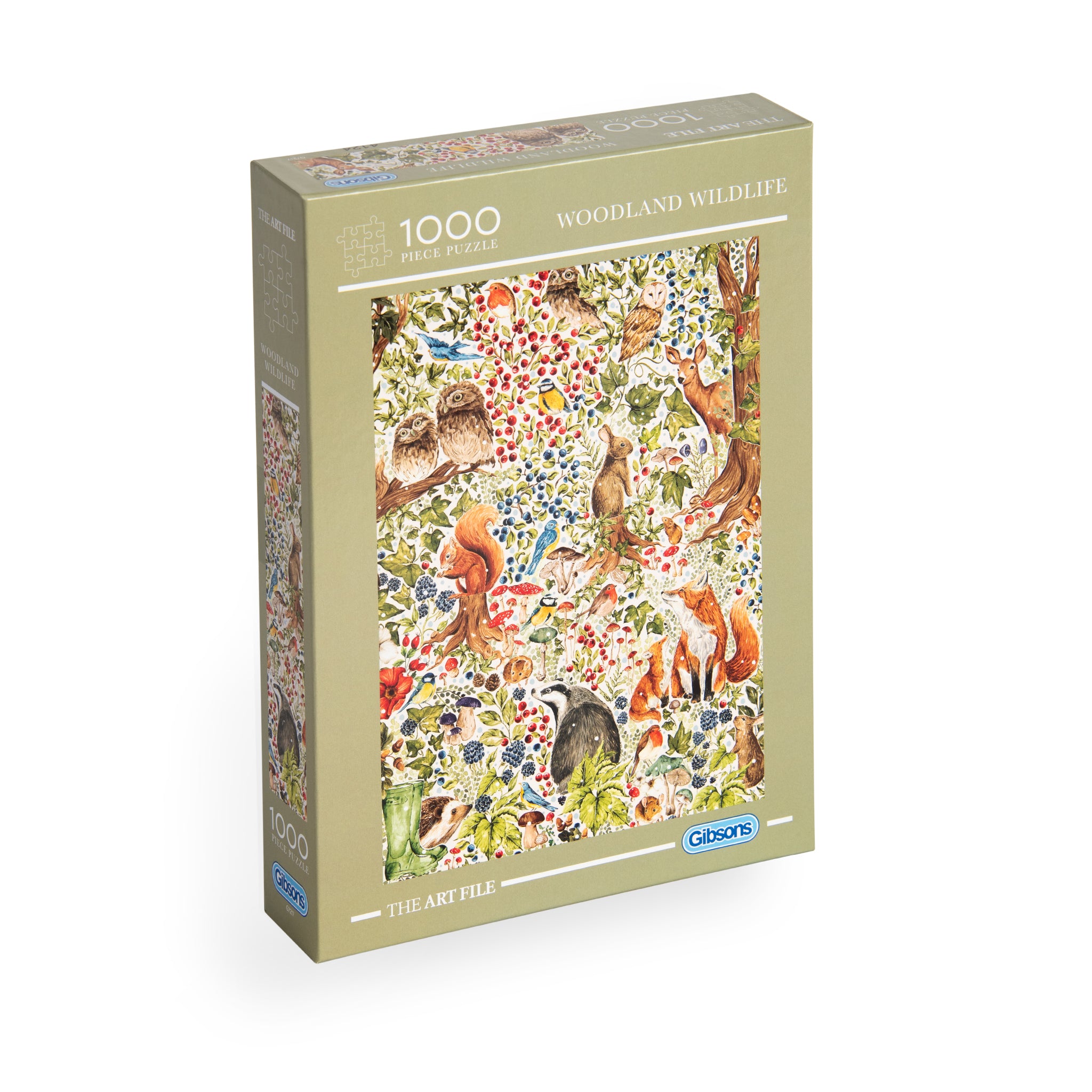 Woodland Wildlife, 1,000 Piece Jigsaw Puzzle