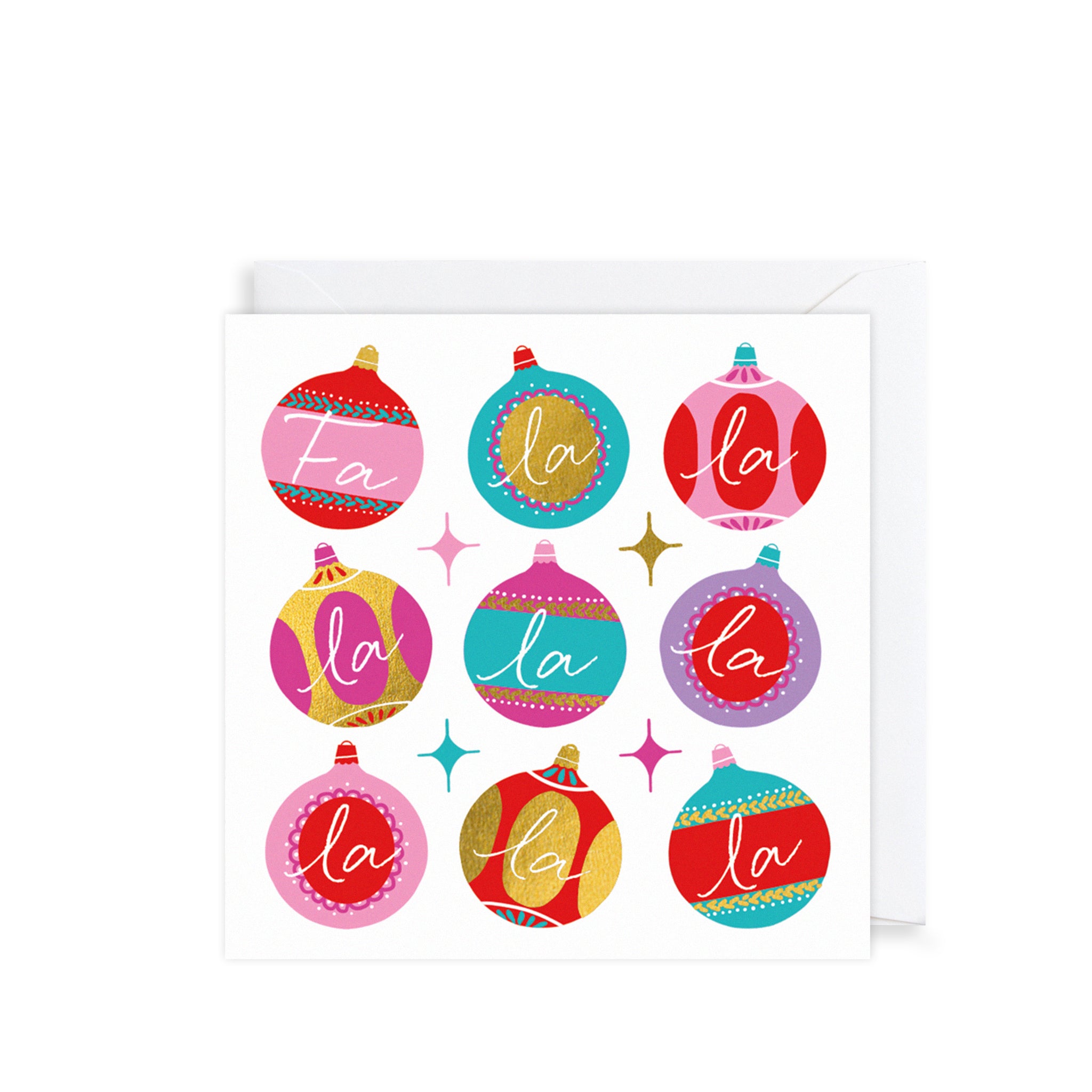 Festive Baubles, Christmas Charity Cards