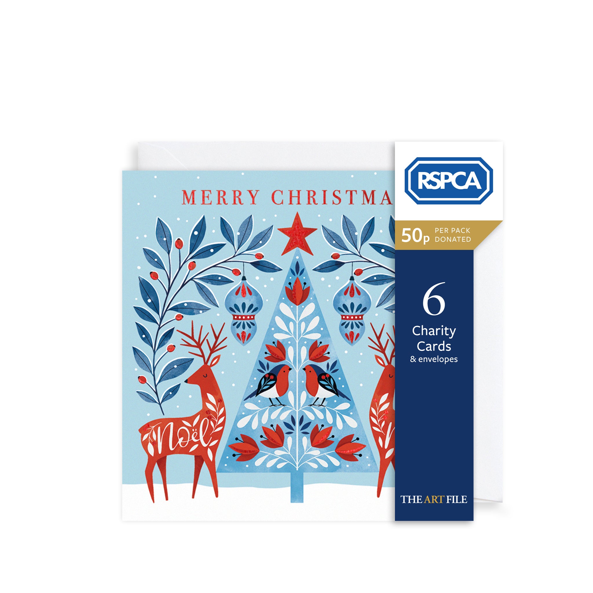 Festive Deer, Christmas Charity Cards