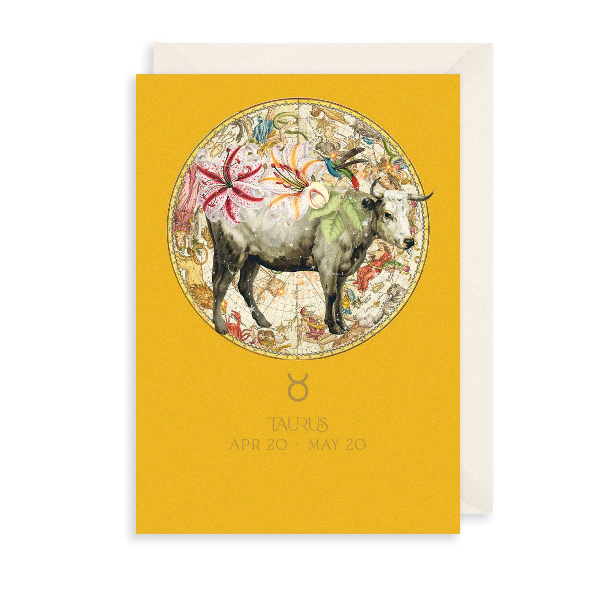 Taurus Zodiac Birthday Card