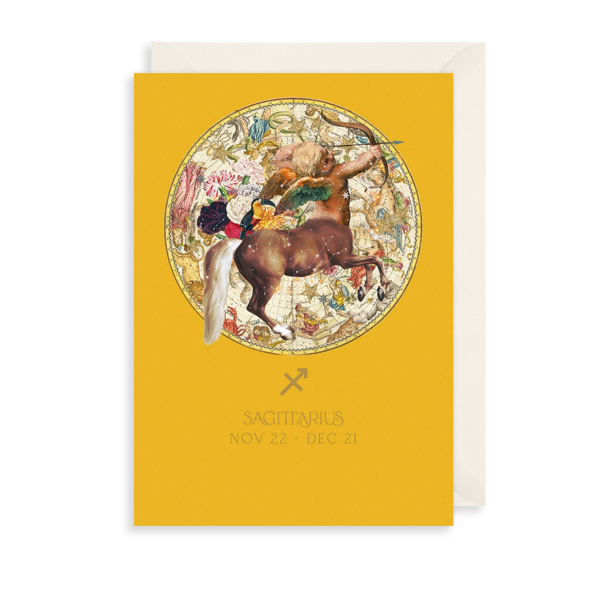 Sagittarius Zodiac Birthday Card