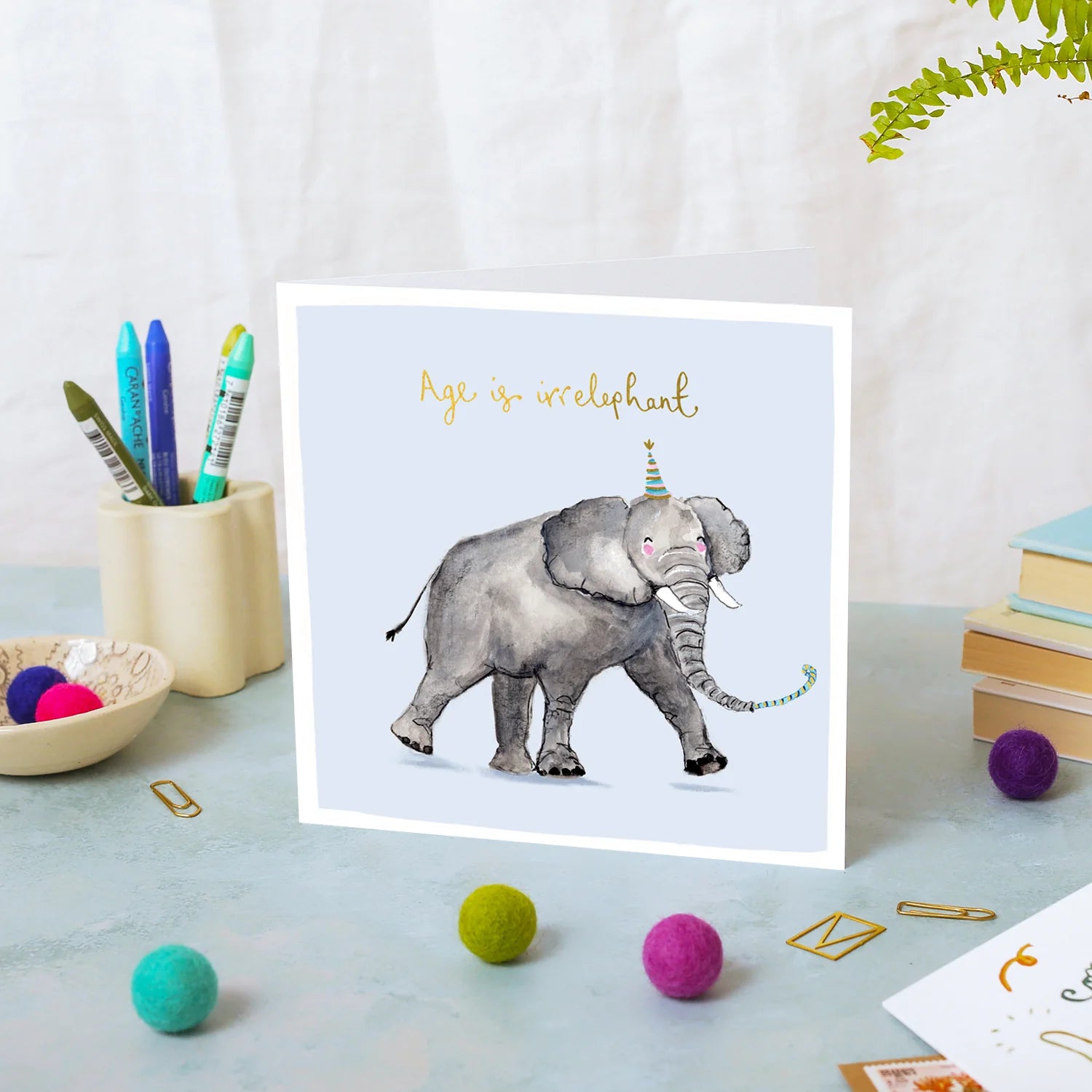 Elephant Birthday Card
