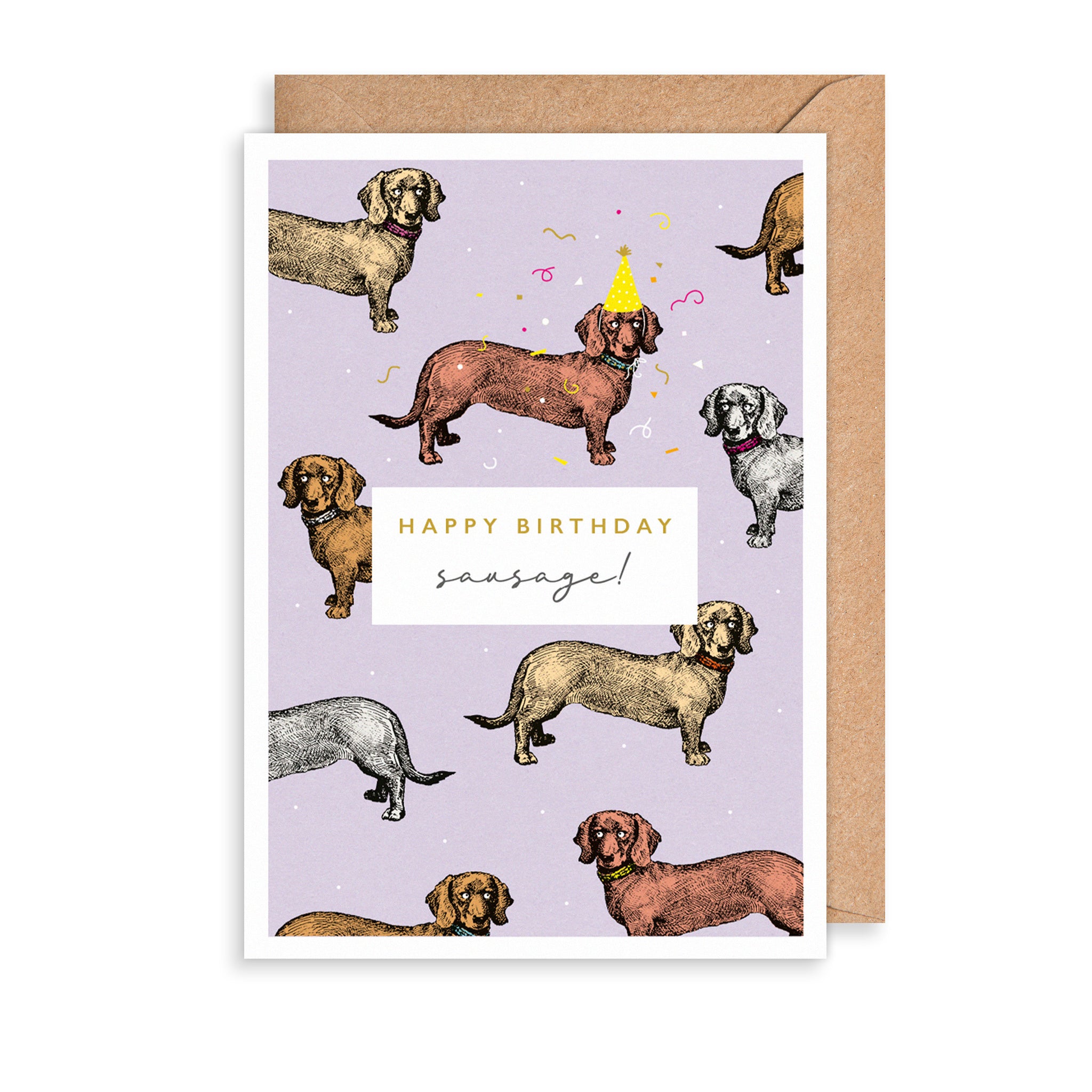 Birthday Sausage Greetings Card The Art File