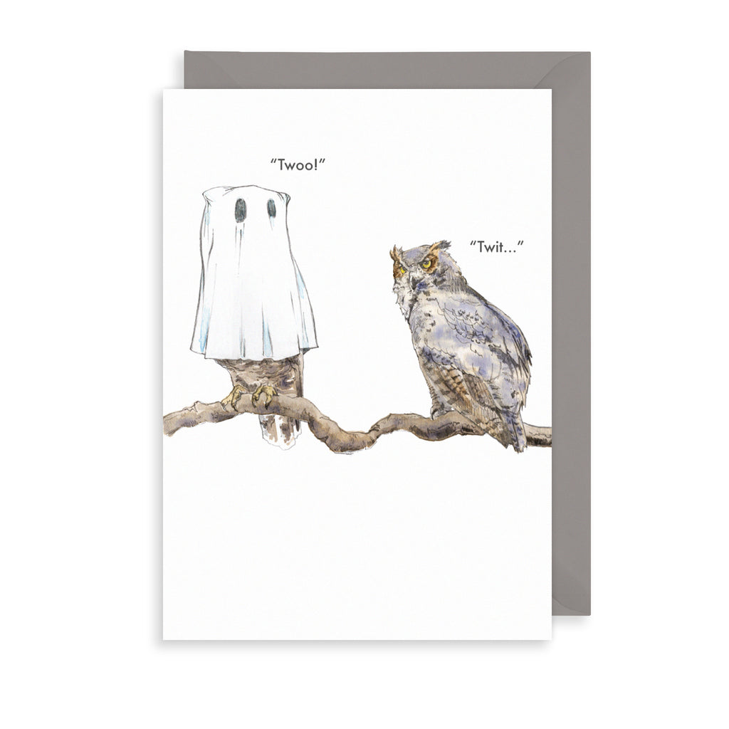 Twit Twoo Greetings Card The Art File