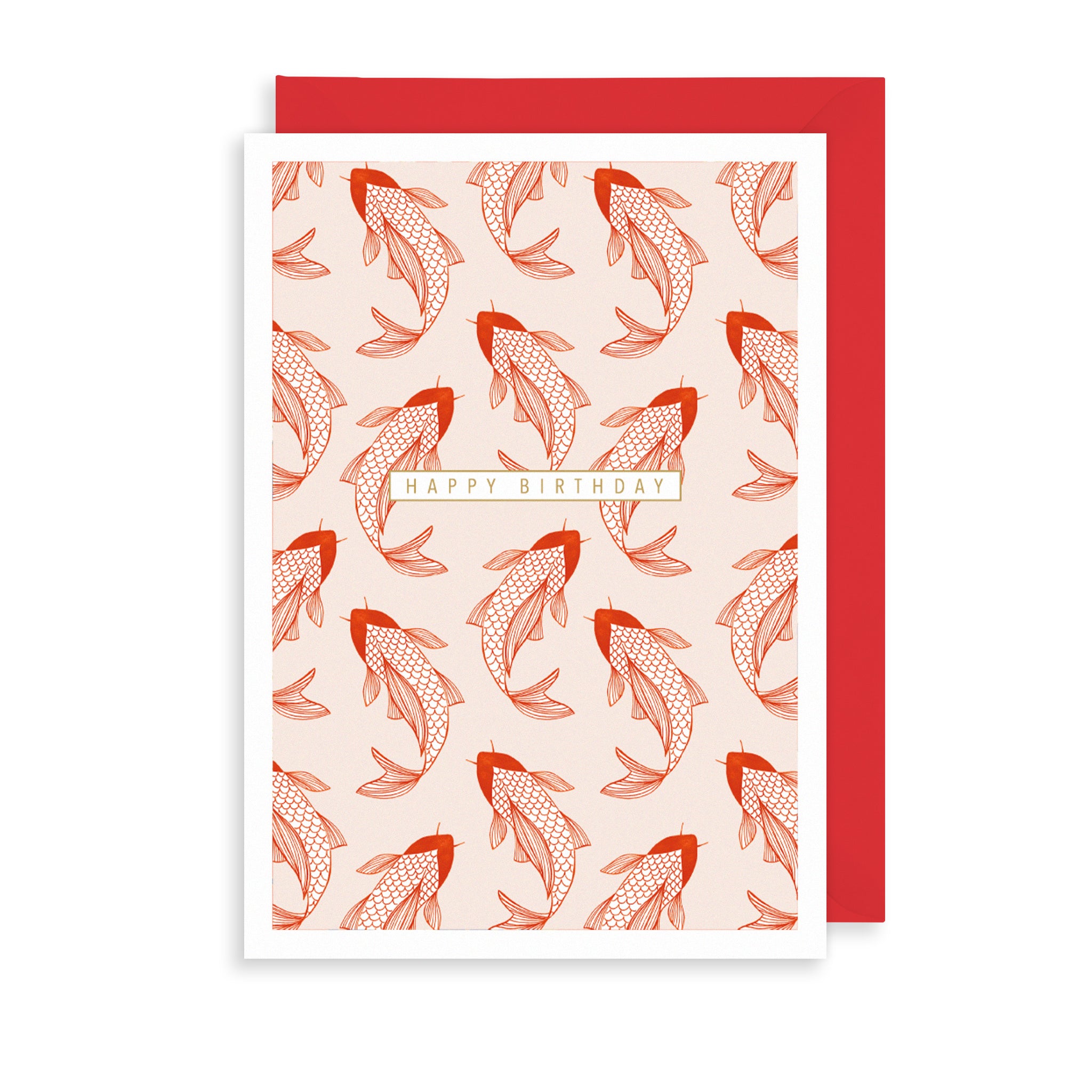 Koi Greetings Card The Art File