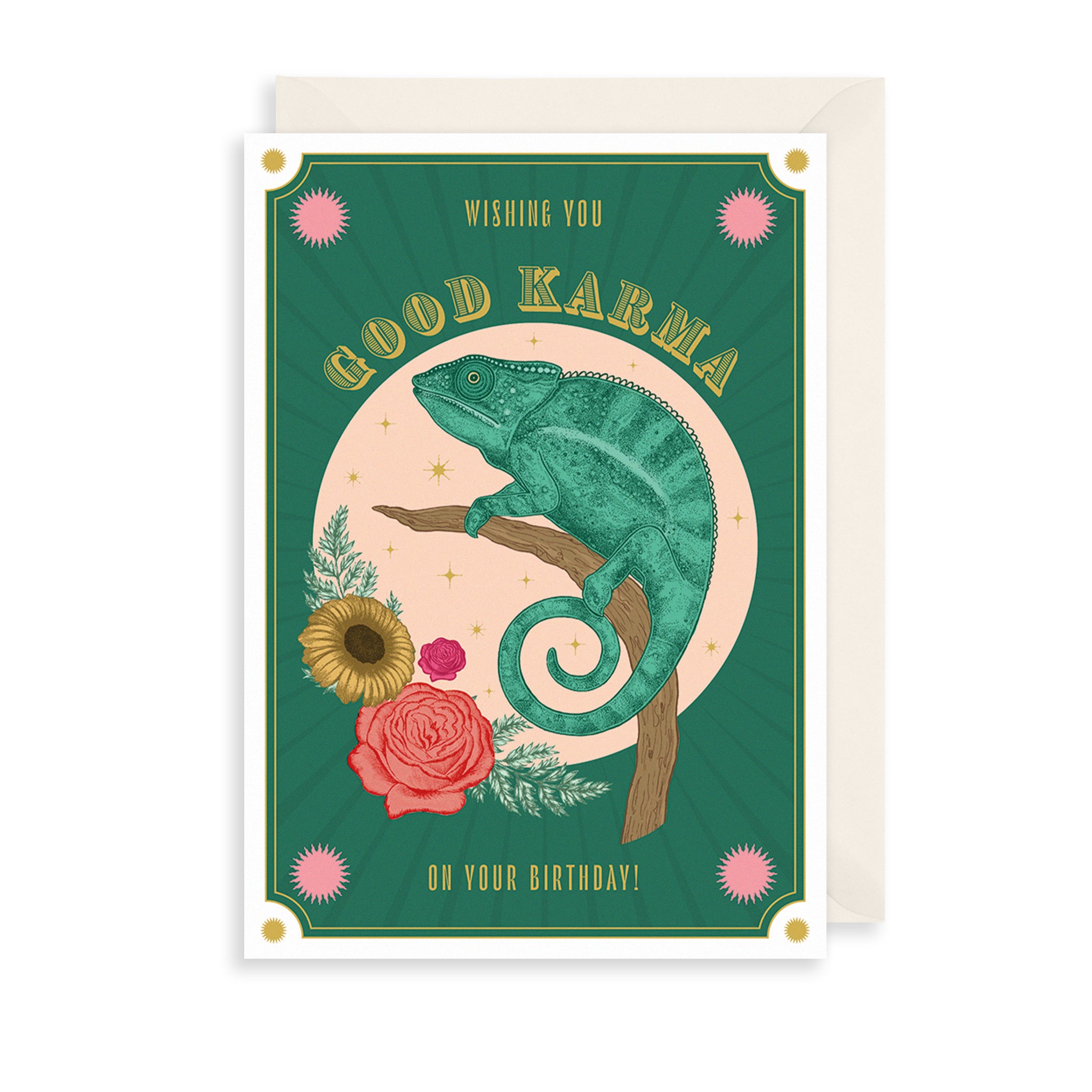 Good Karma Greetings Card The Art File