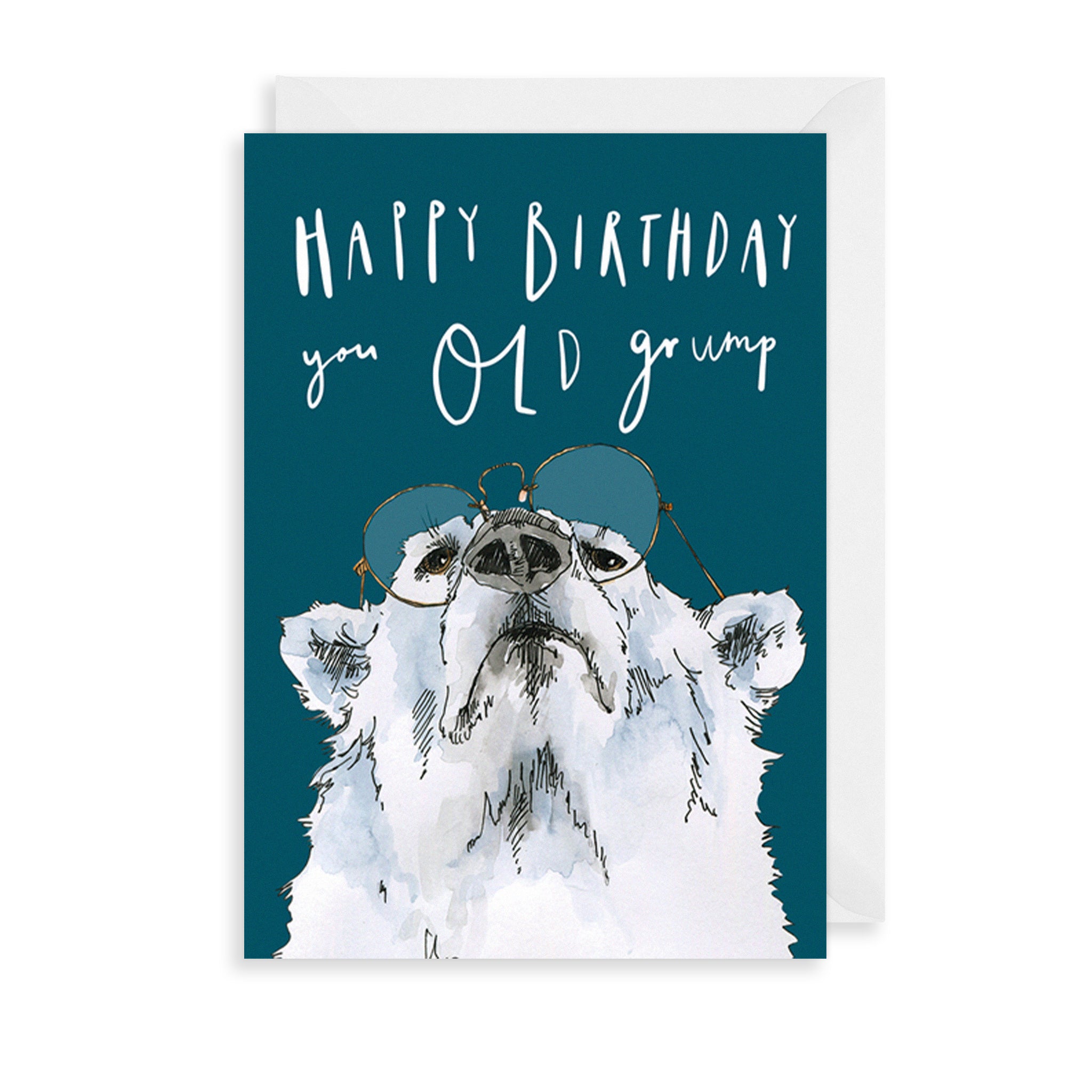 Old Grump Greetings Card The Art File