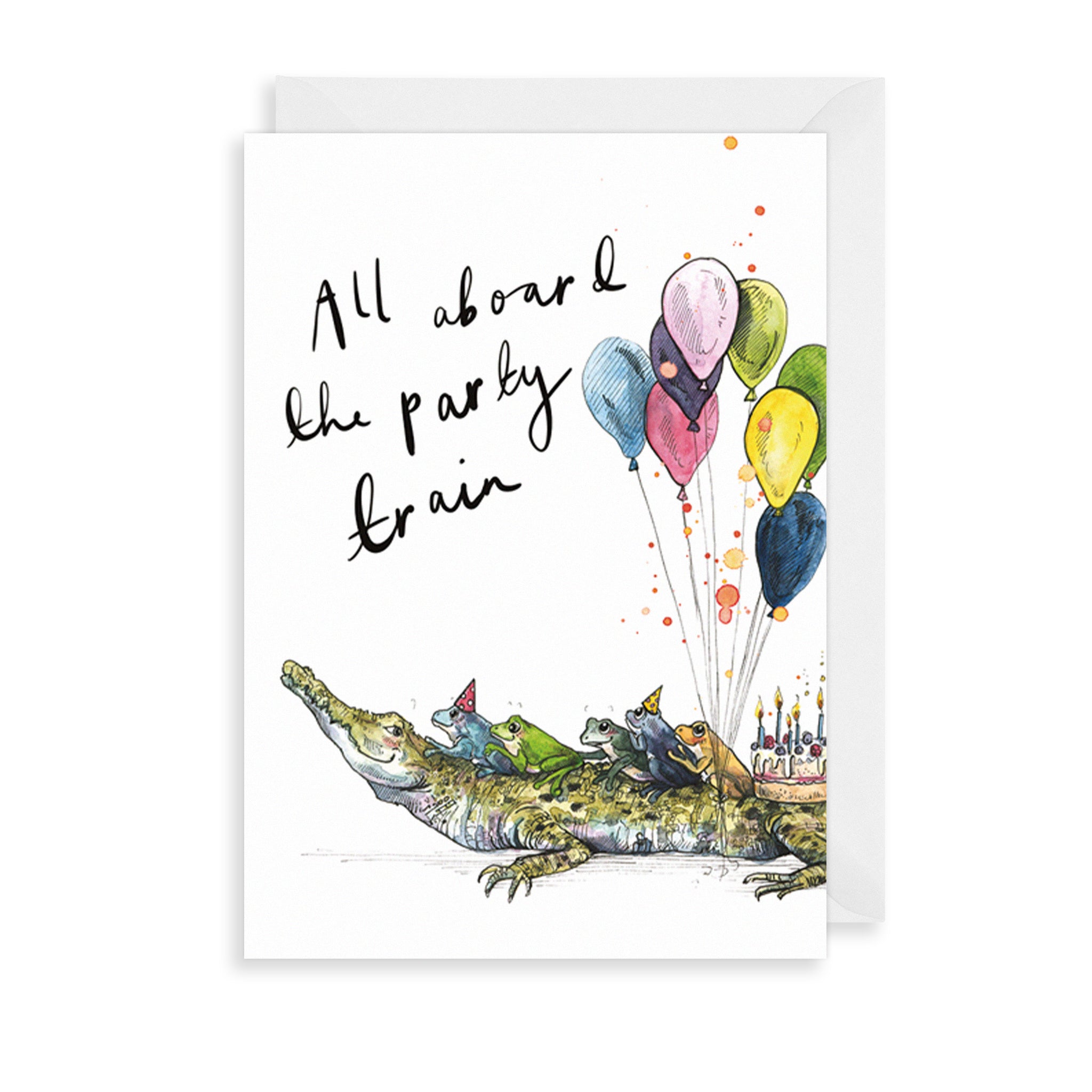 All Aboard Greetings Card The Art File