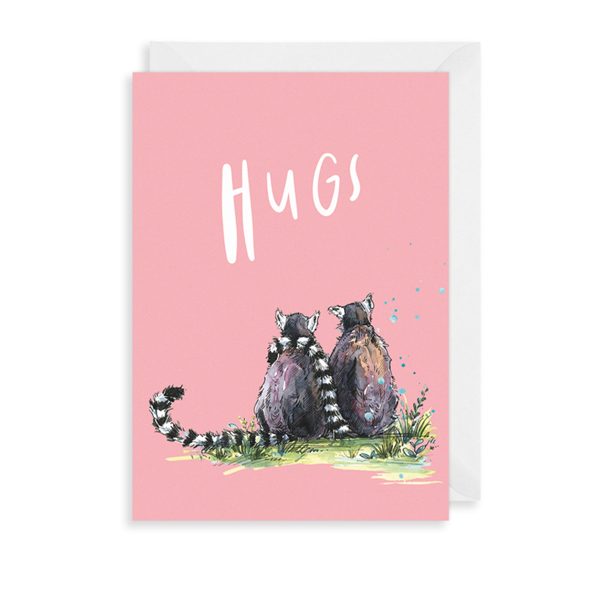 Hugs Greetings Card The Art File