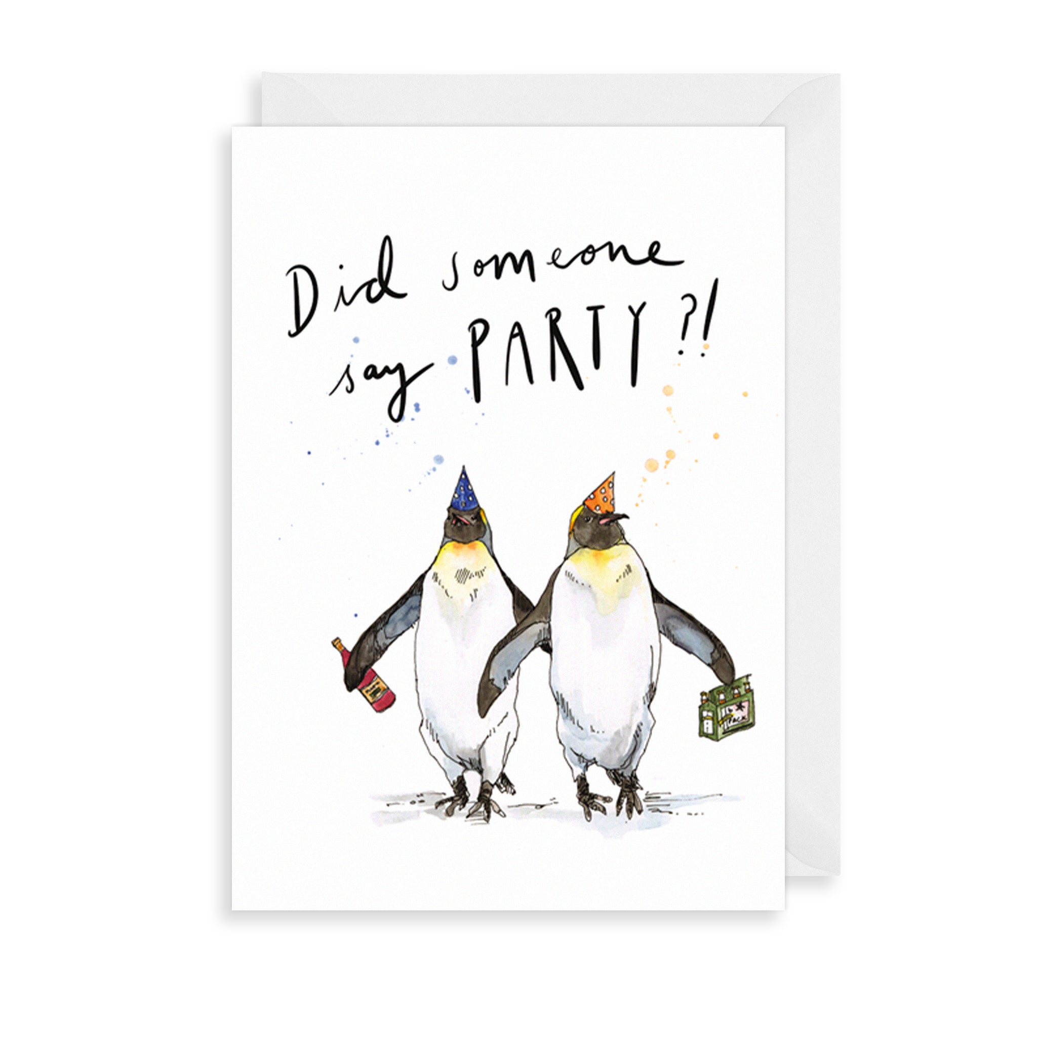 Party? Greetings Card The Art File