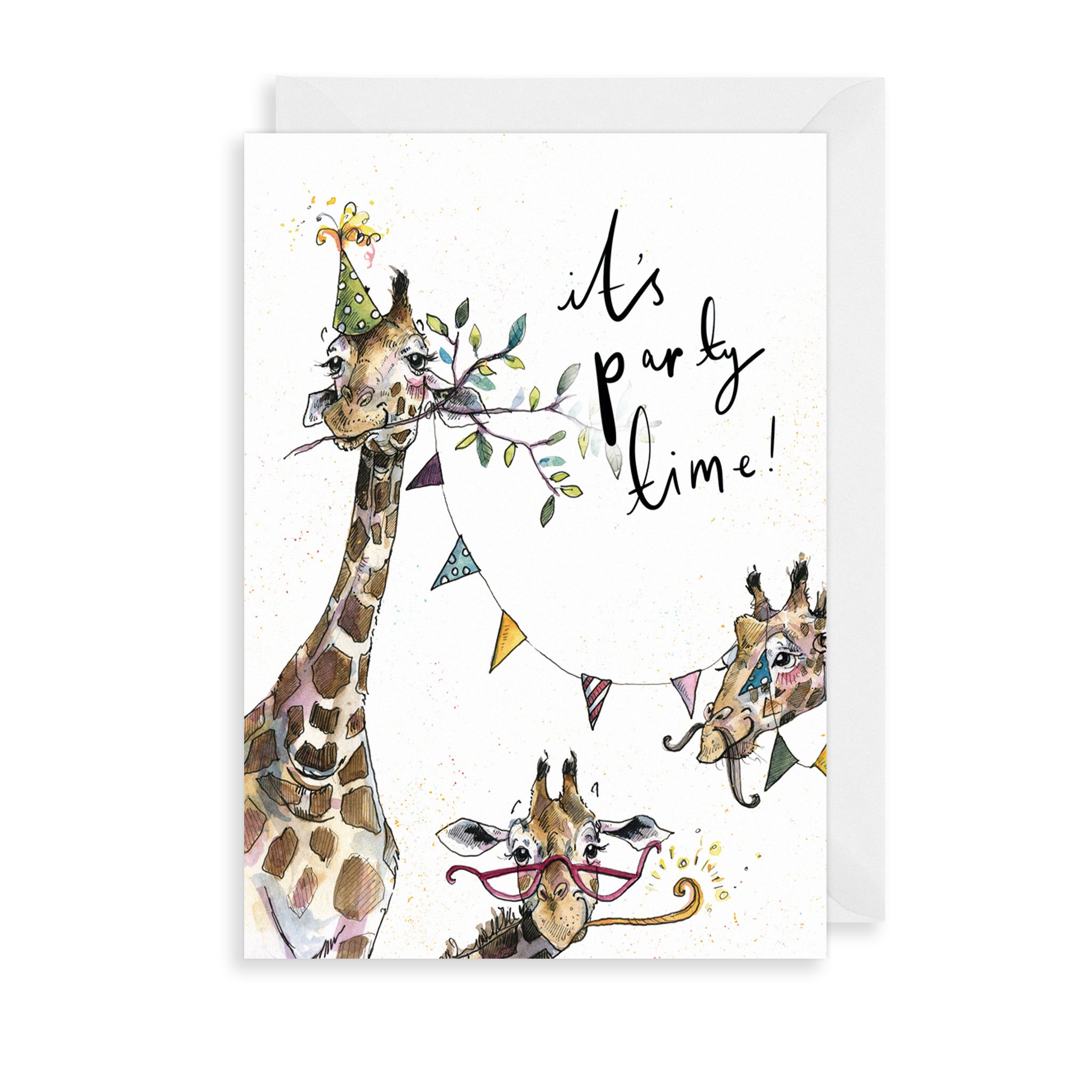 Party Time Greetings Card The Art File