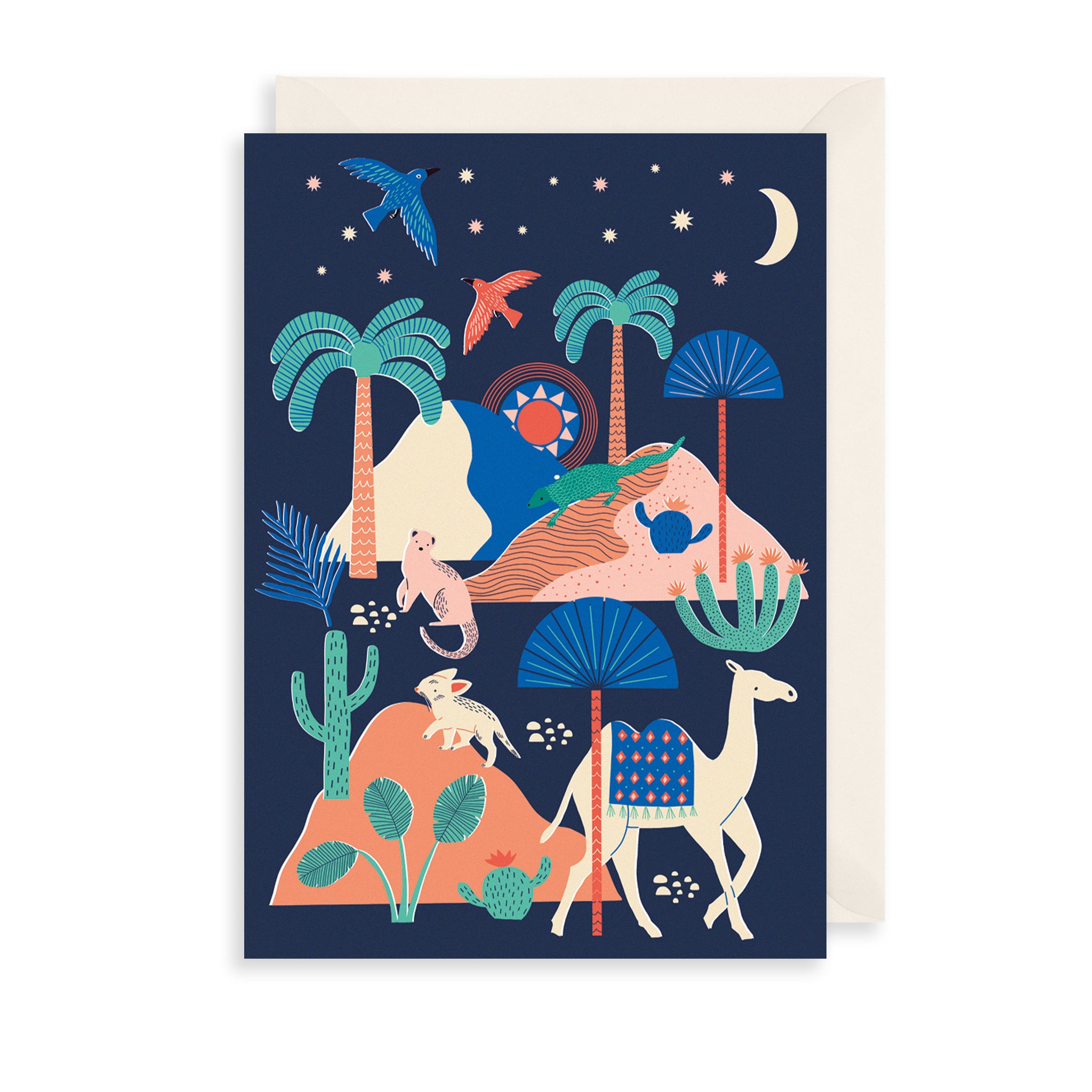 Twilight Animals Greetings Card The Art File