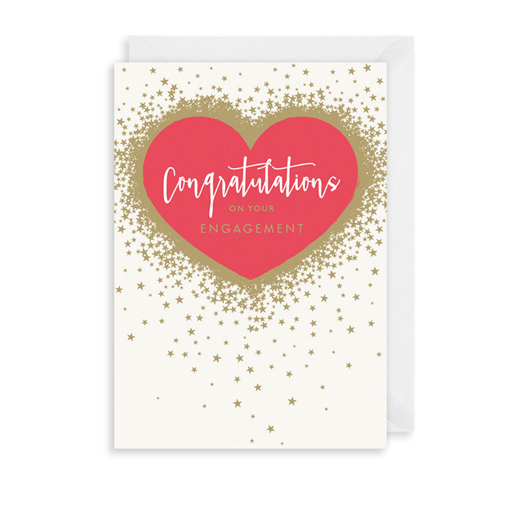 Congratulations Engagement Greetings Card The Art File