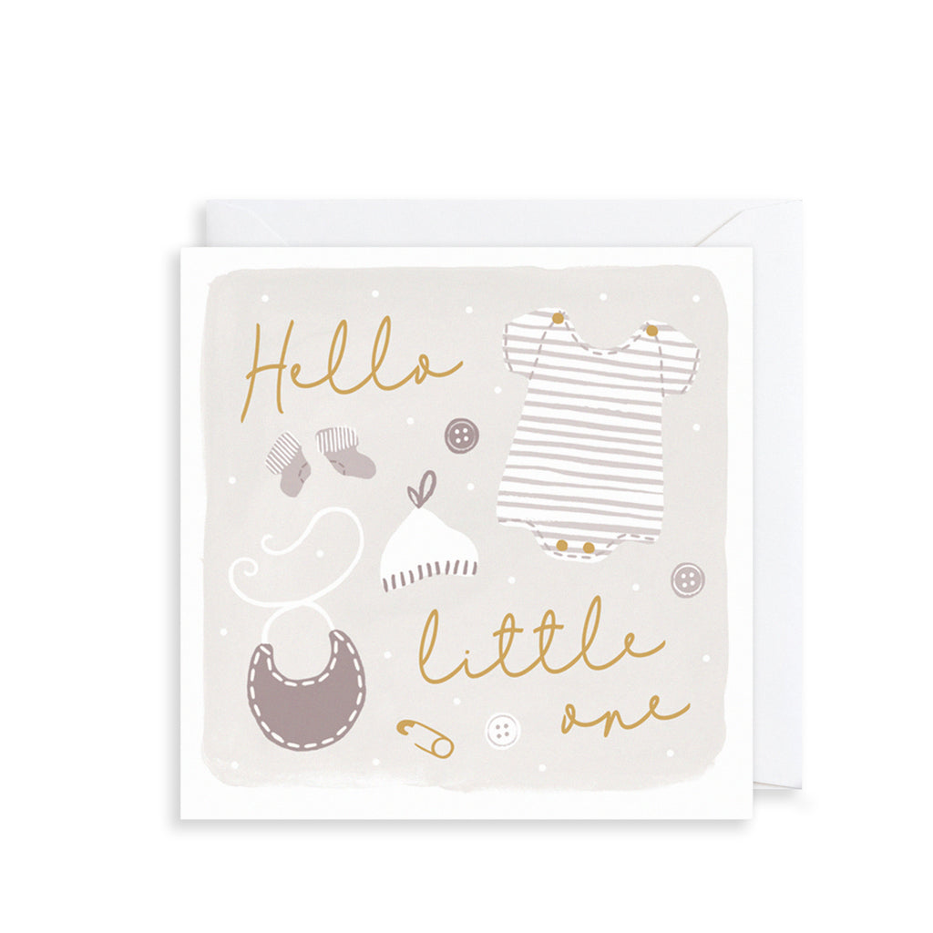 Hello Little One Greetings Card The Art File