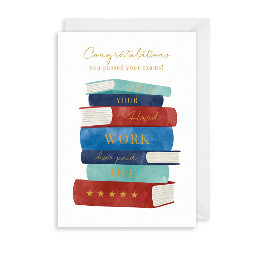 Congratulations Exams Greetings Card The Art File