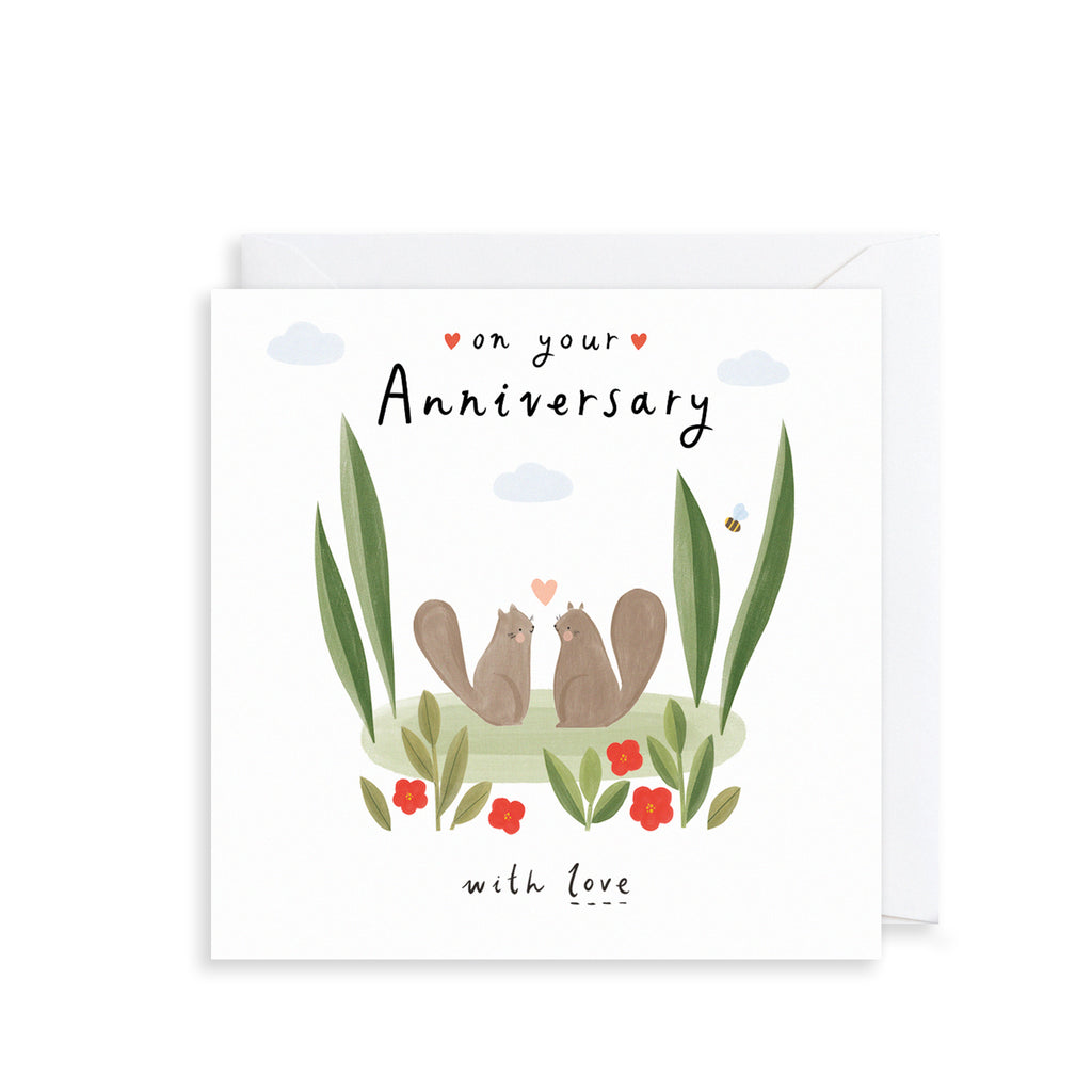 Anniversary Love Greetings Card The Art File
