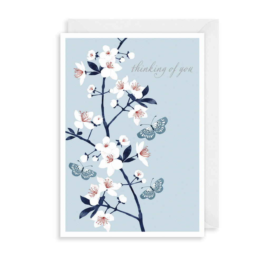 Thinking of You Blossom Greetings Card The Art File