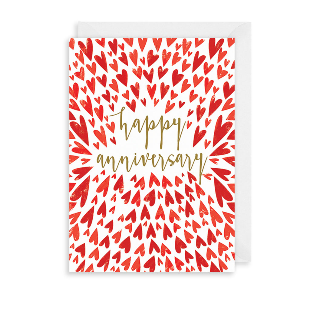 Anniversary Pattern Greetings Card The Art File