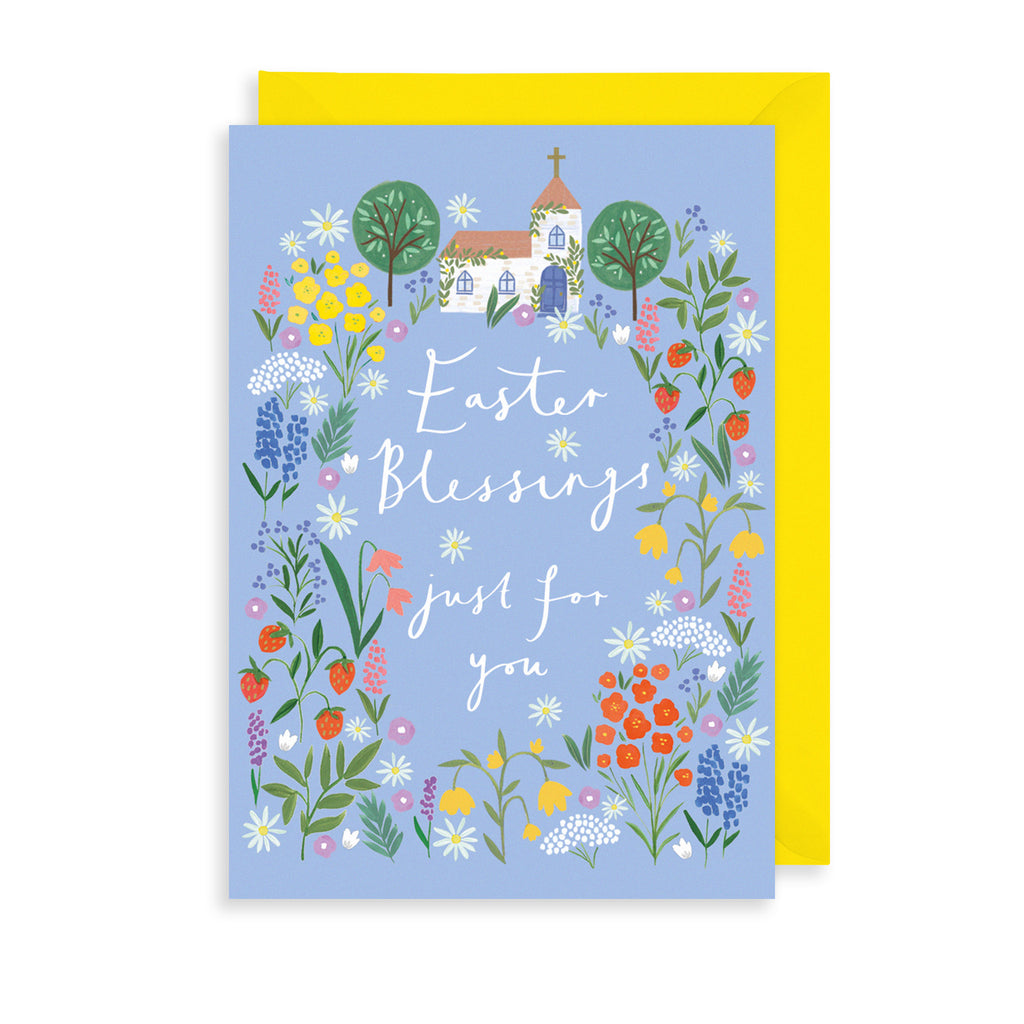 Easter Blessings Greetings Card The Art File