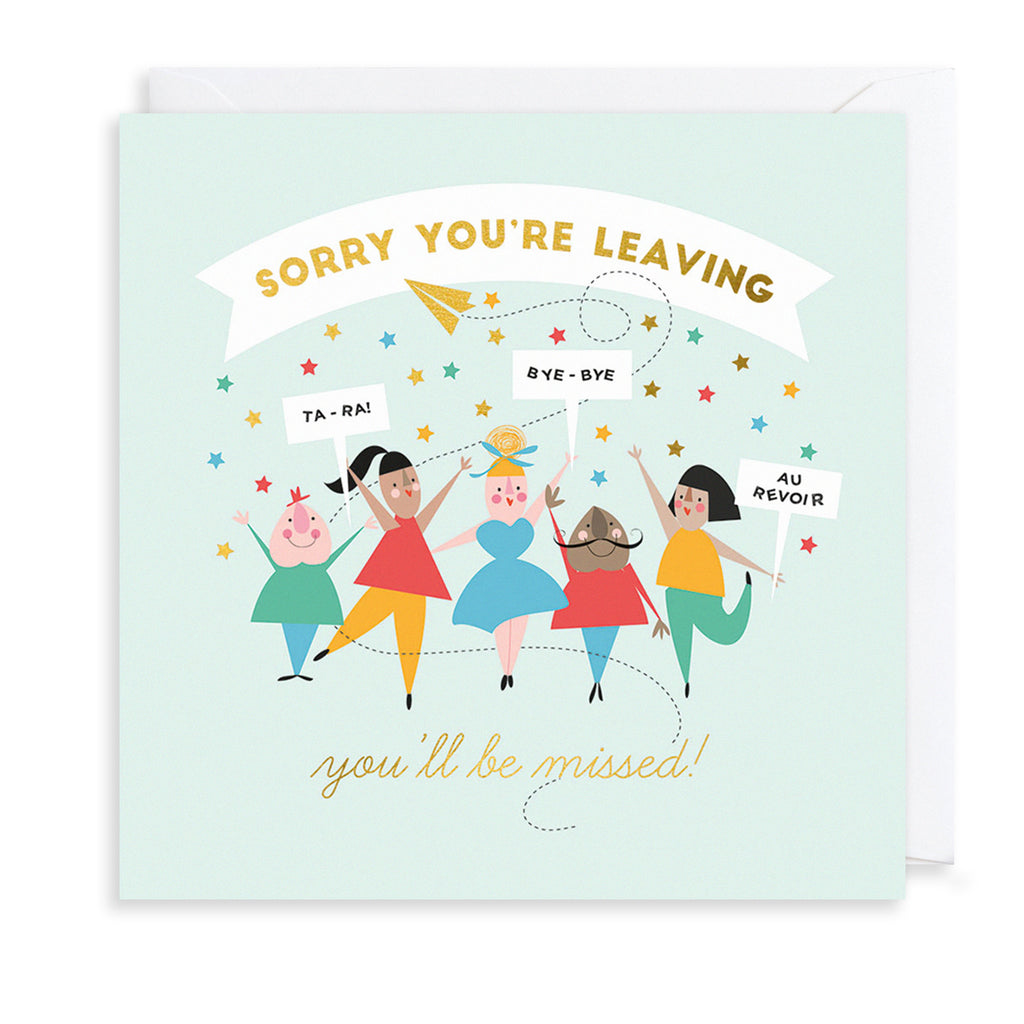 You'll Be Missed Greetings Card The Art File