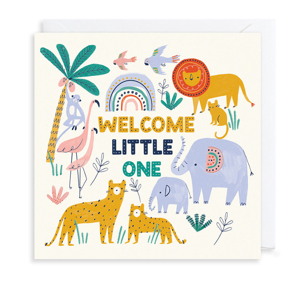 Little One Animals Greetings Card The Art File