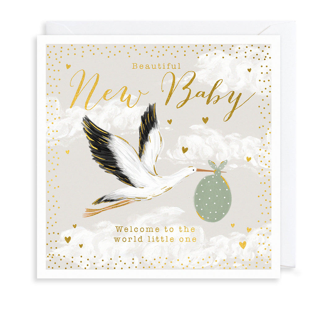 New Baby Stalk Greetings Card The Art File
